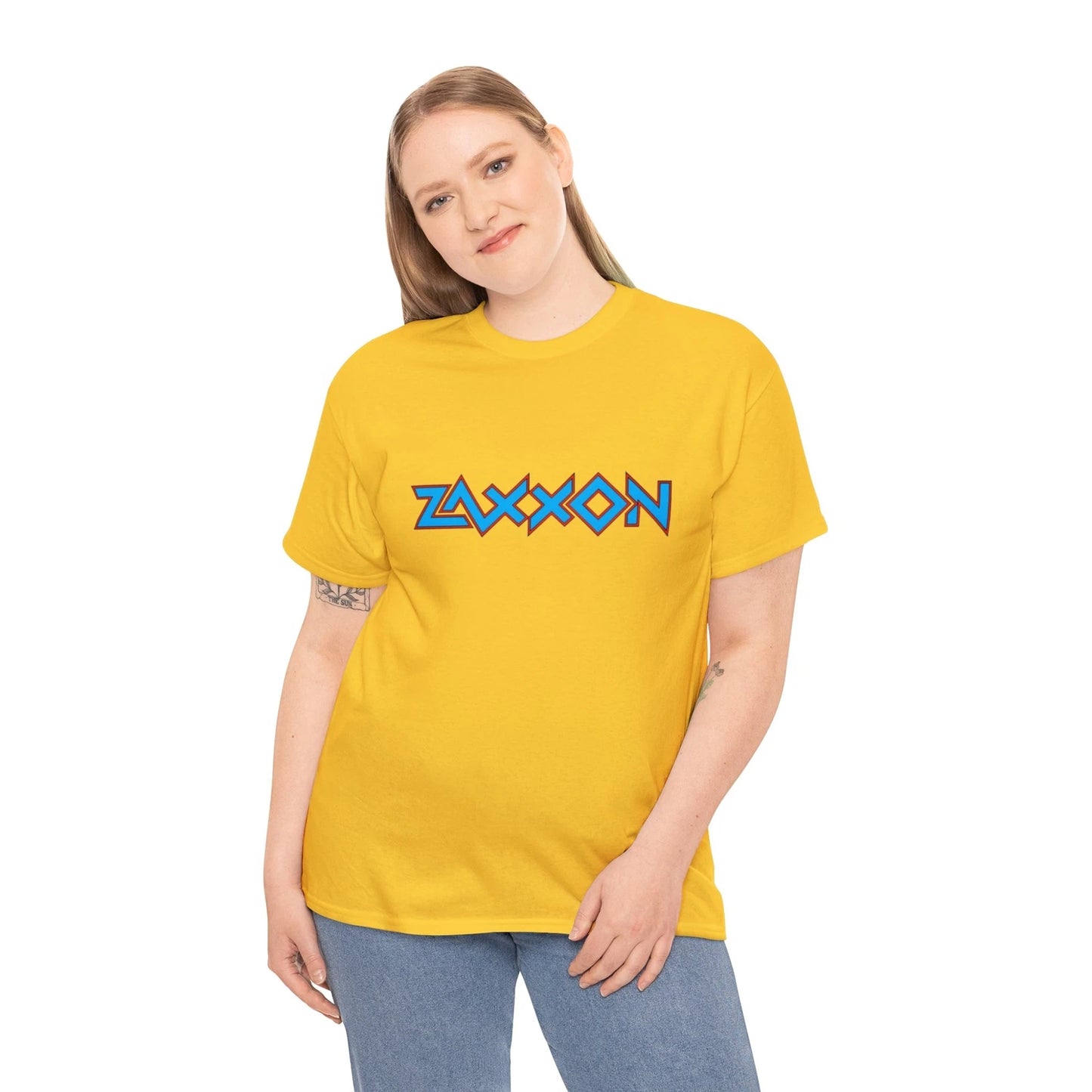Zaxxon retro 80's video game arcade Heavy Cotton Tee