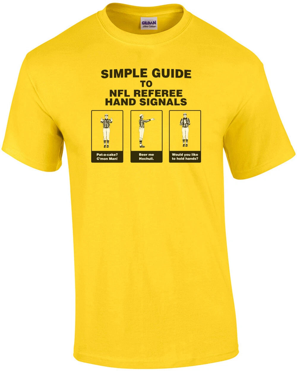 Simple Guide To NFL Hand Signals Shirt