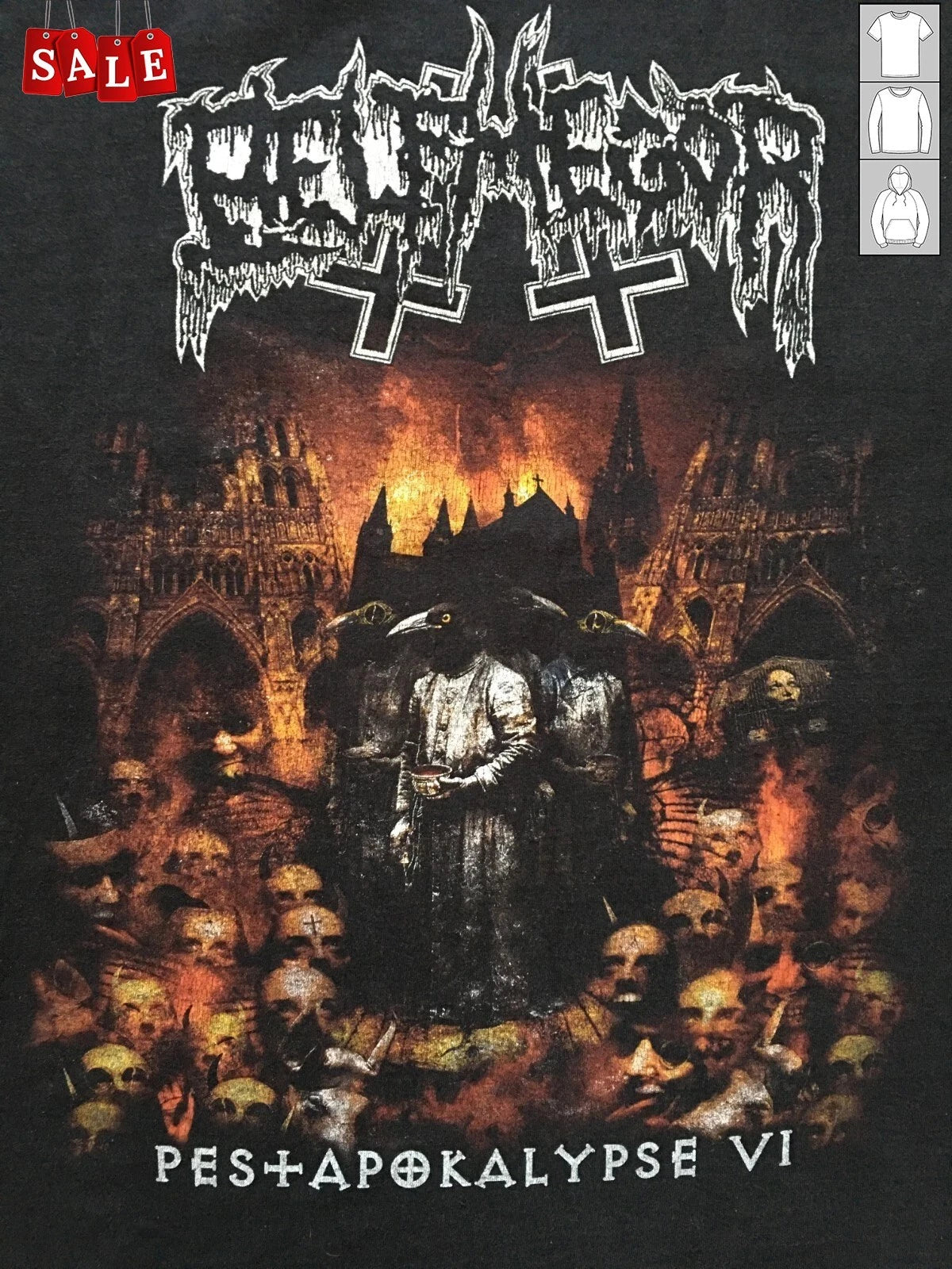 New Popular Belphegor Pestapokalypse Gift For Fans Unisex S-5XL Shirt NH511