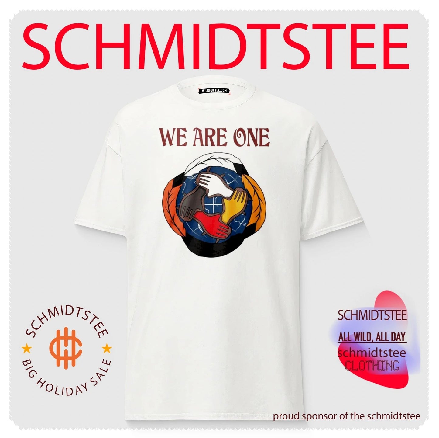 We Are One hand shirt