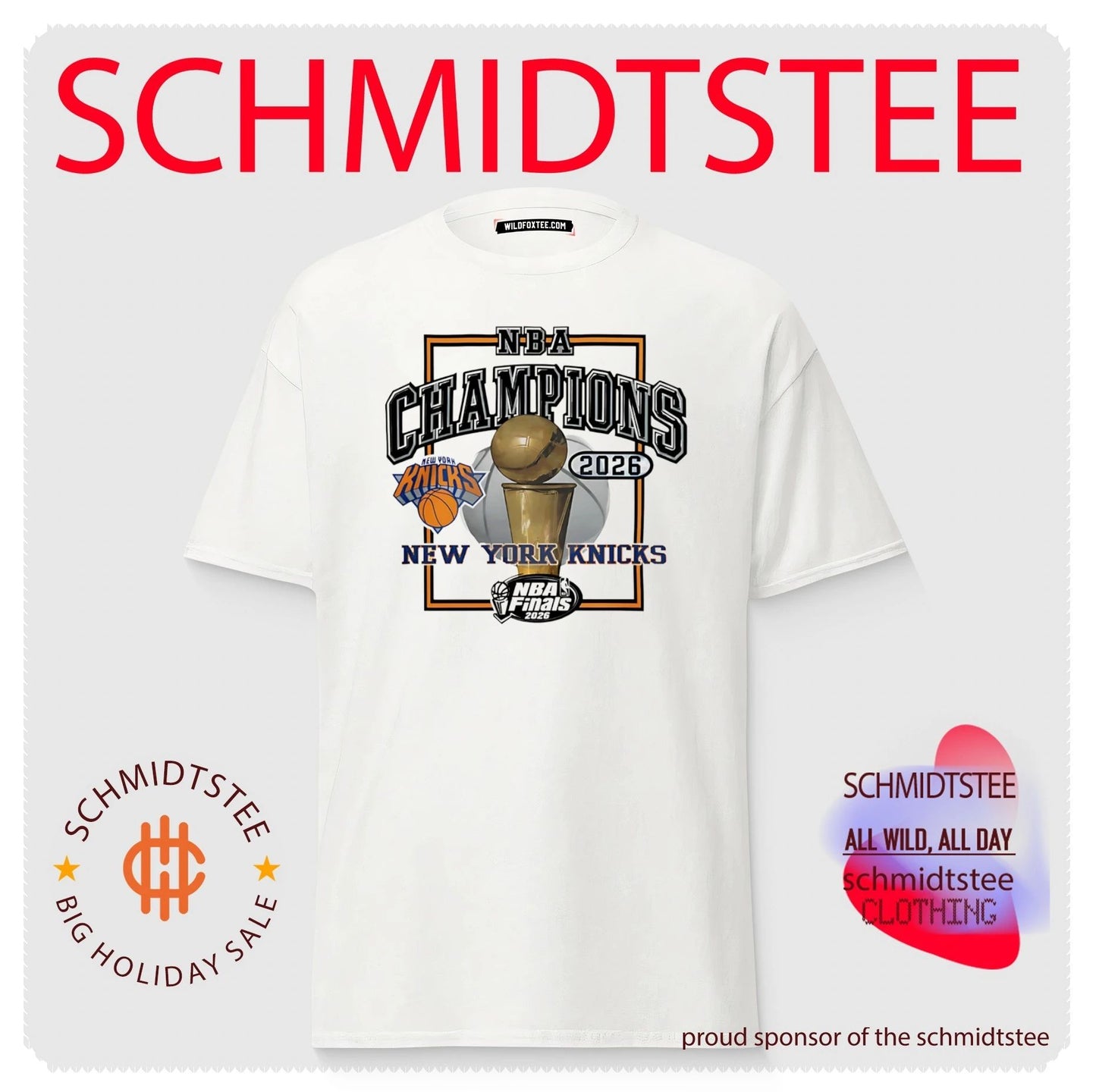 New York Knicks NBA Finals Champions 2026 Graphic trophy shirt