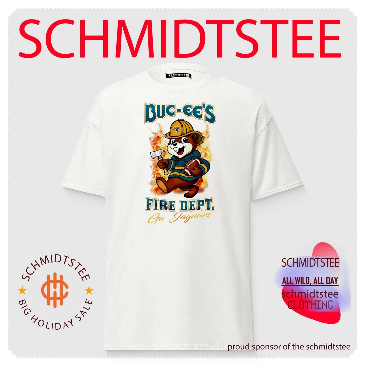 Jacksonville Jaguars Buc-Ee’s Fire Dept go Bears Firefighter Strong shirt