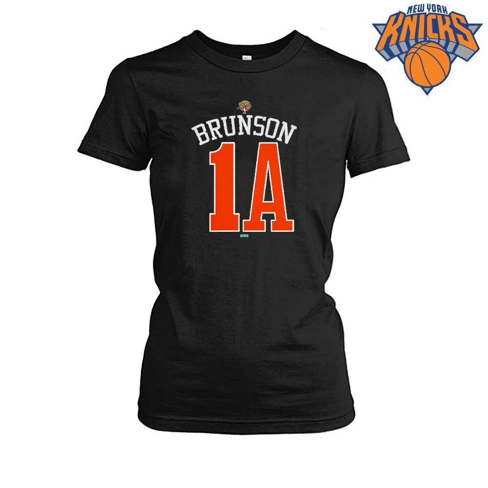New York Knicks Champions NBA 2026 Jalen Brunson 1A Back Number Finals MVP Shirt