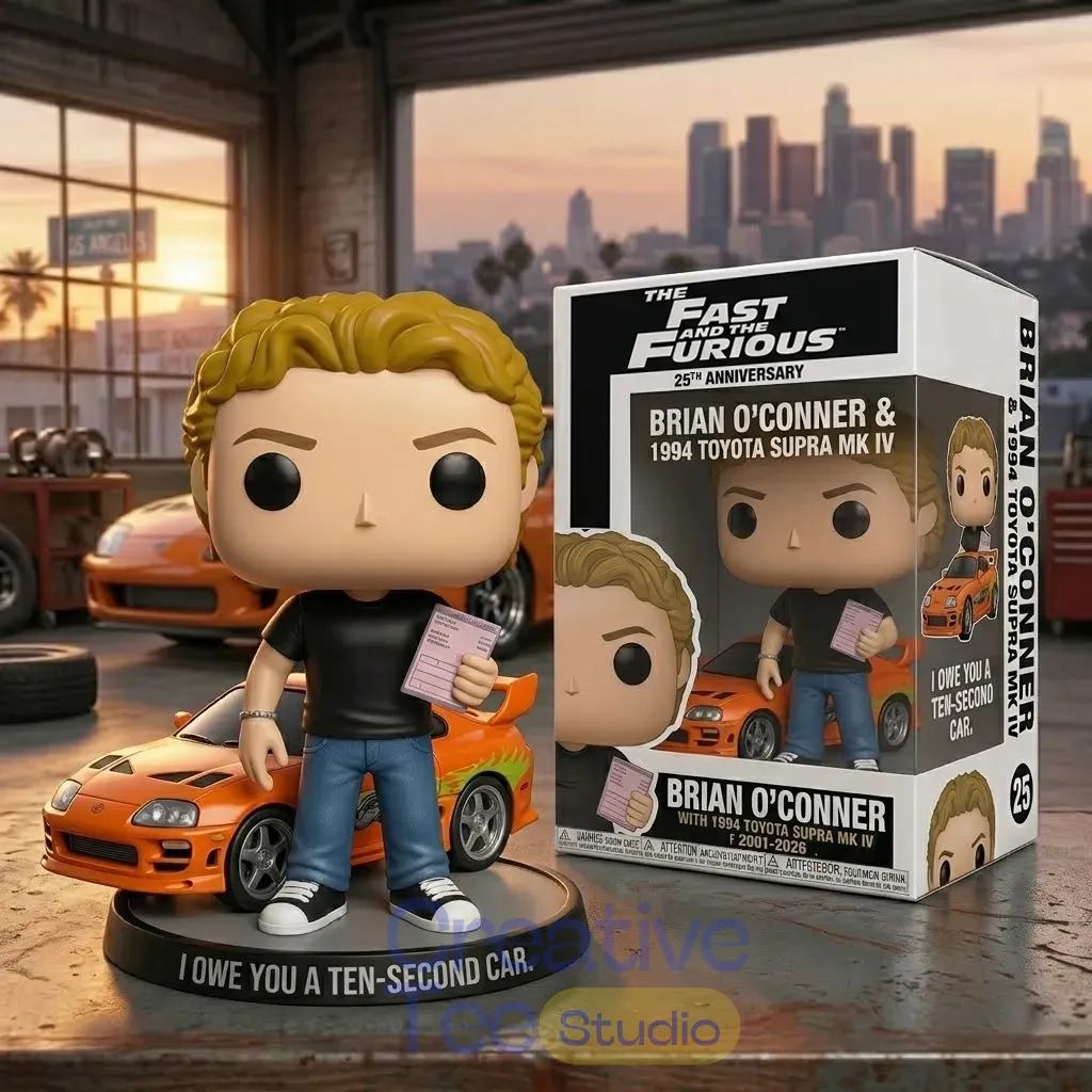 The Fast and the Furious 25th Anniversary Commemorative Pop Figure