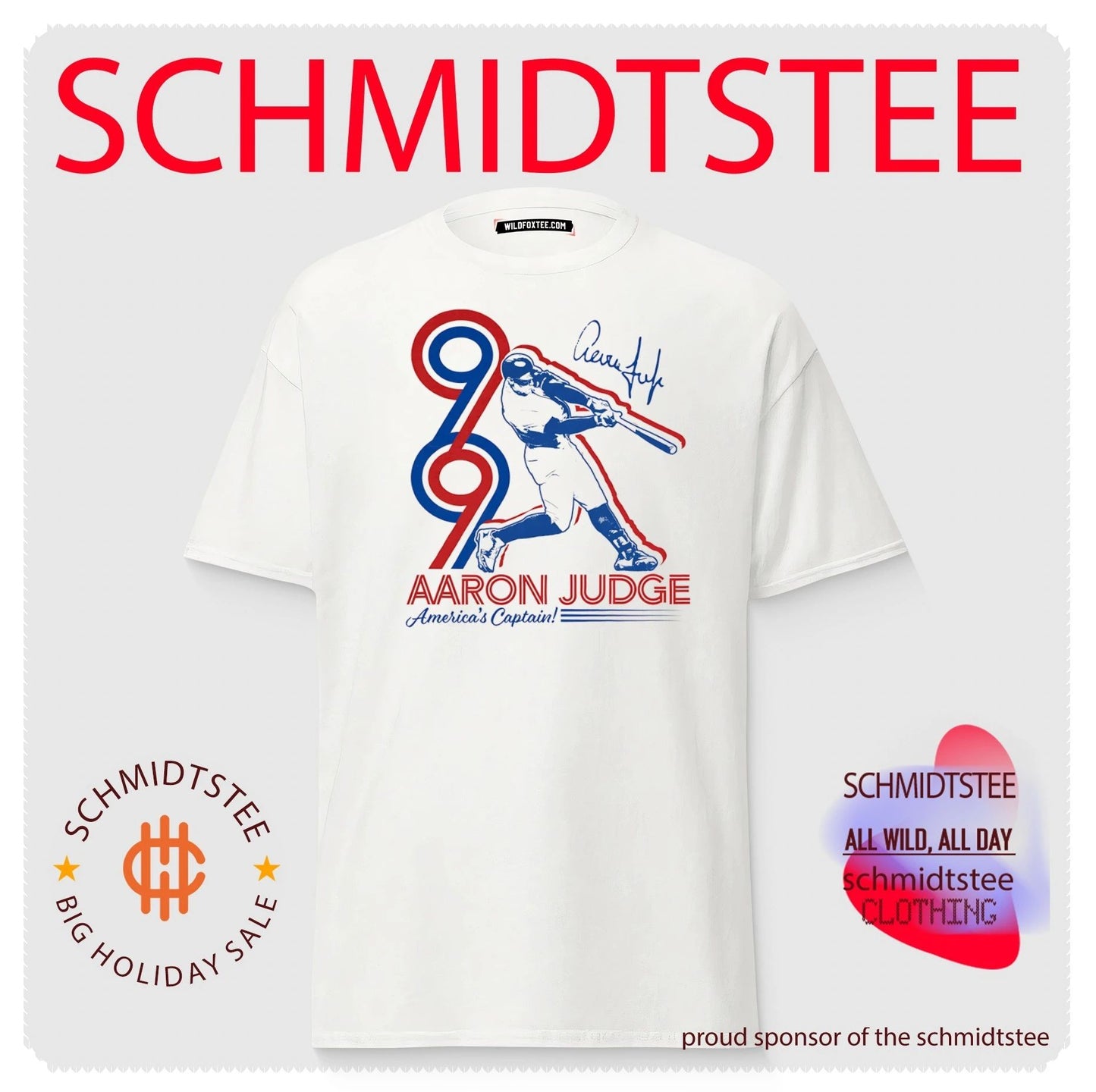 Aaron Judge New York Yankees America’s Captain Red White & Blue shirt