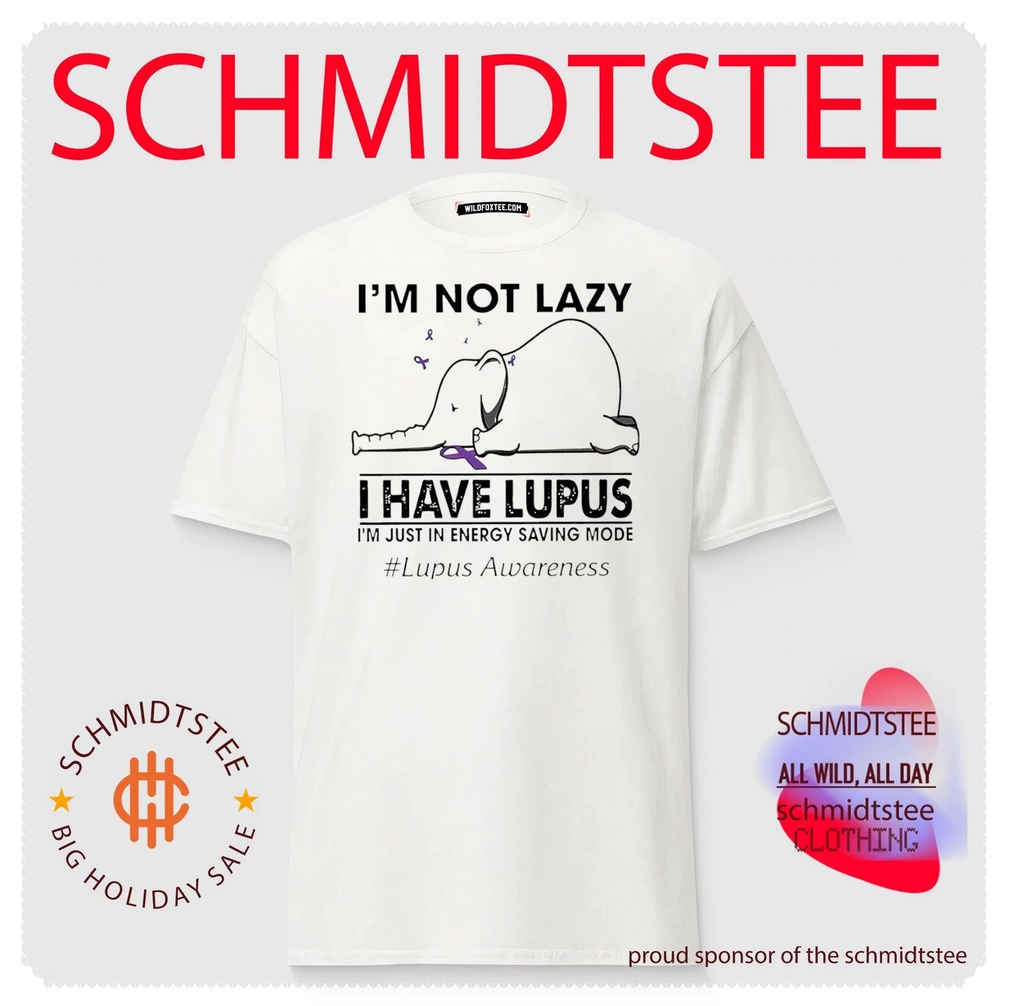 I’m not lazy I have Lupus I’m just in energy saving mode Lupus Awareness shirt