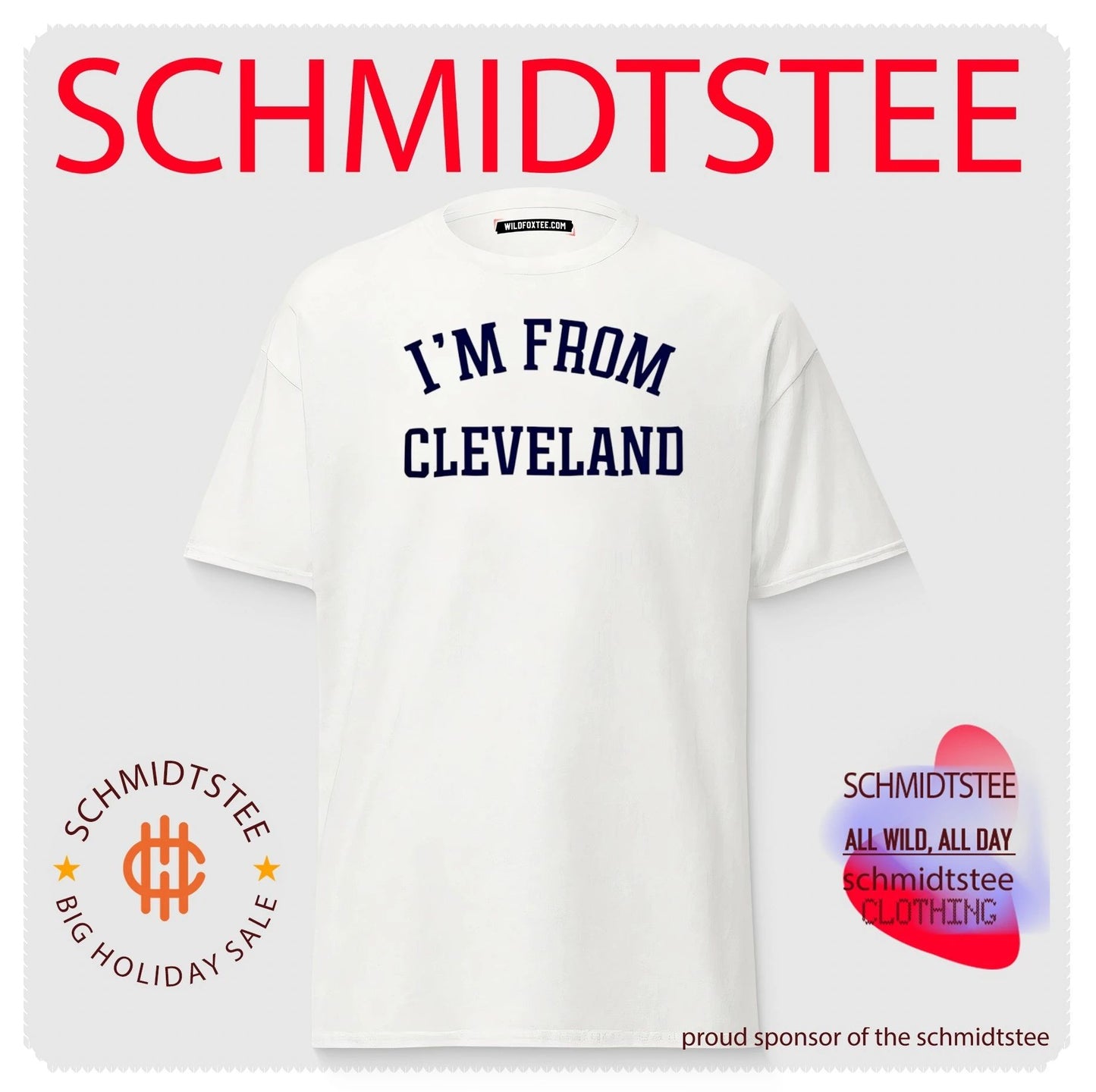 Travis Kelce wearing I’m From Cleveland shirt
