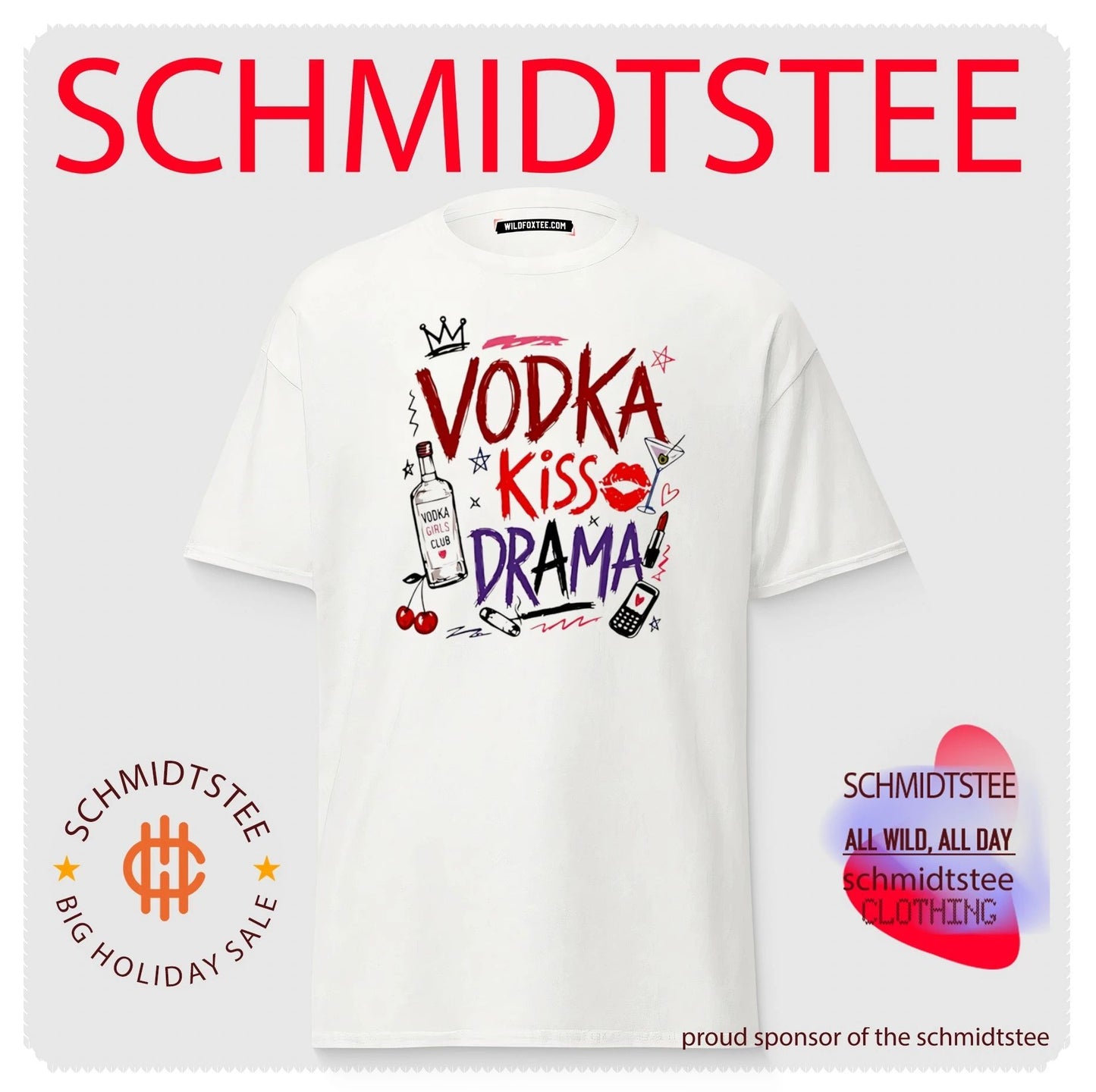 Vodka kiss drama vodka girls club shirt