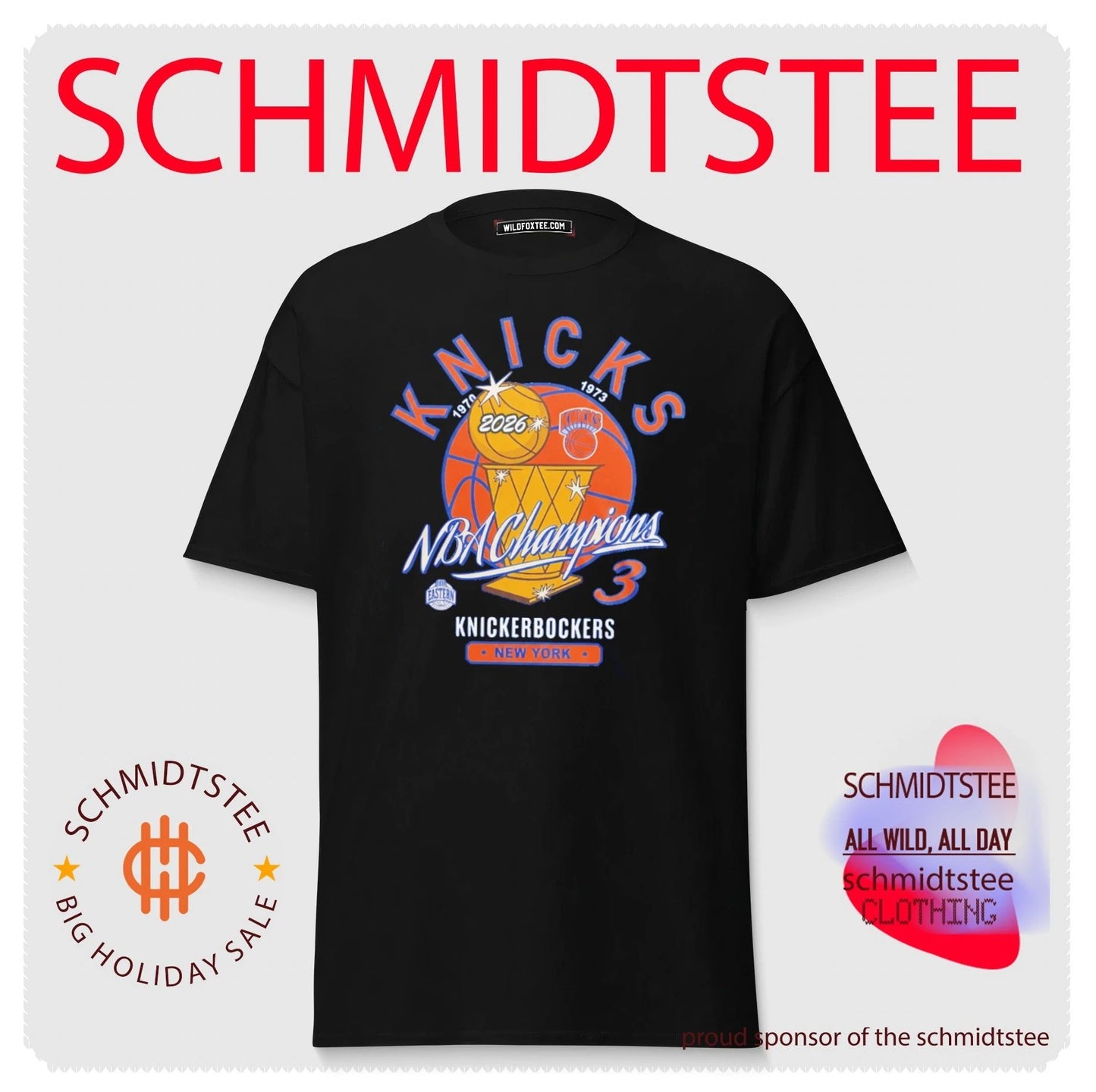 New York Knicks 2026 NBA Champions 3-Time Champions Knickerbockers shirt