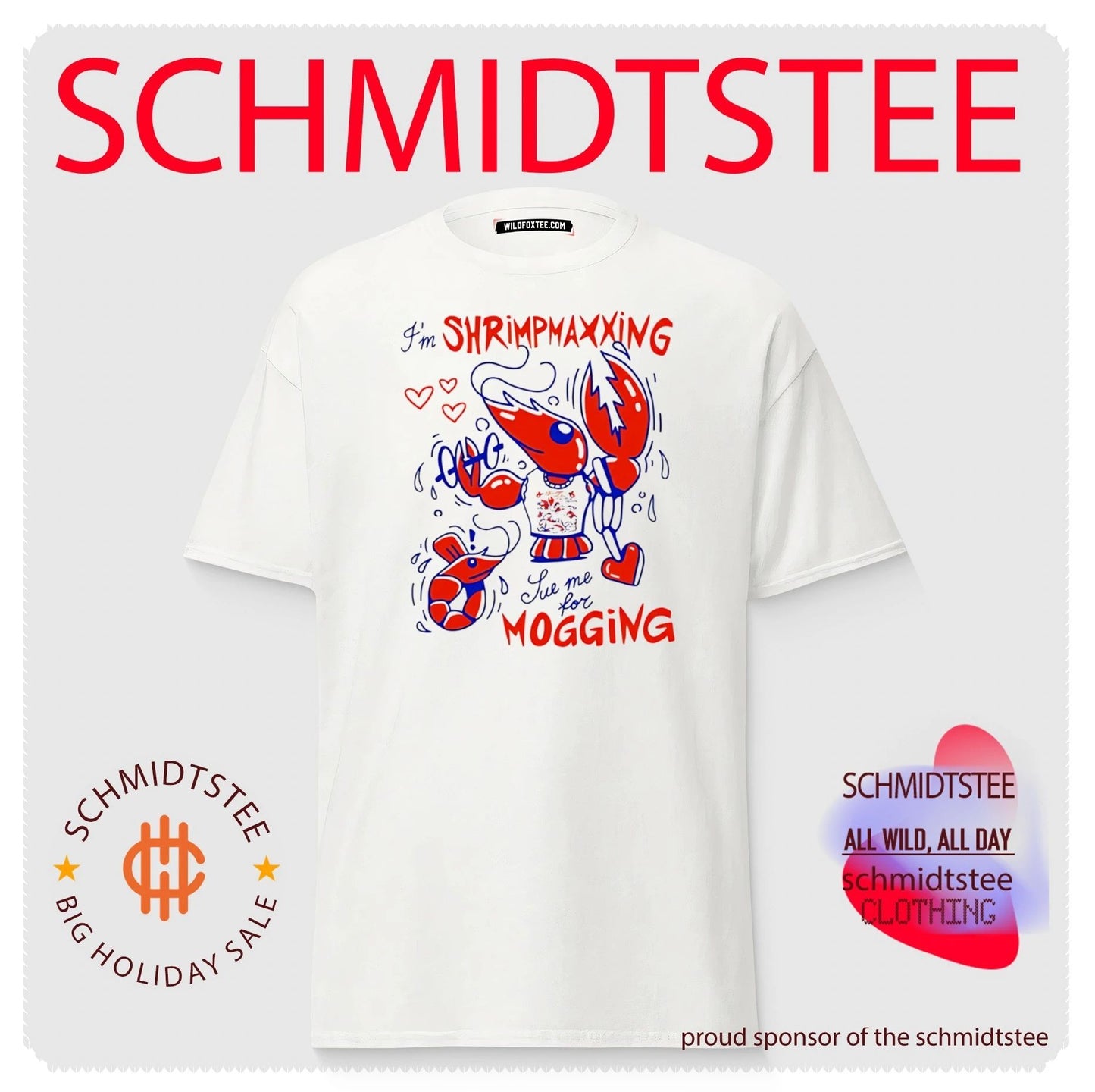 Lobster I’m shrimpmaxxing sue me for mogging shirt