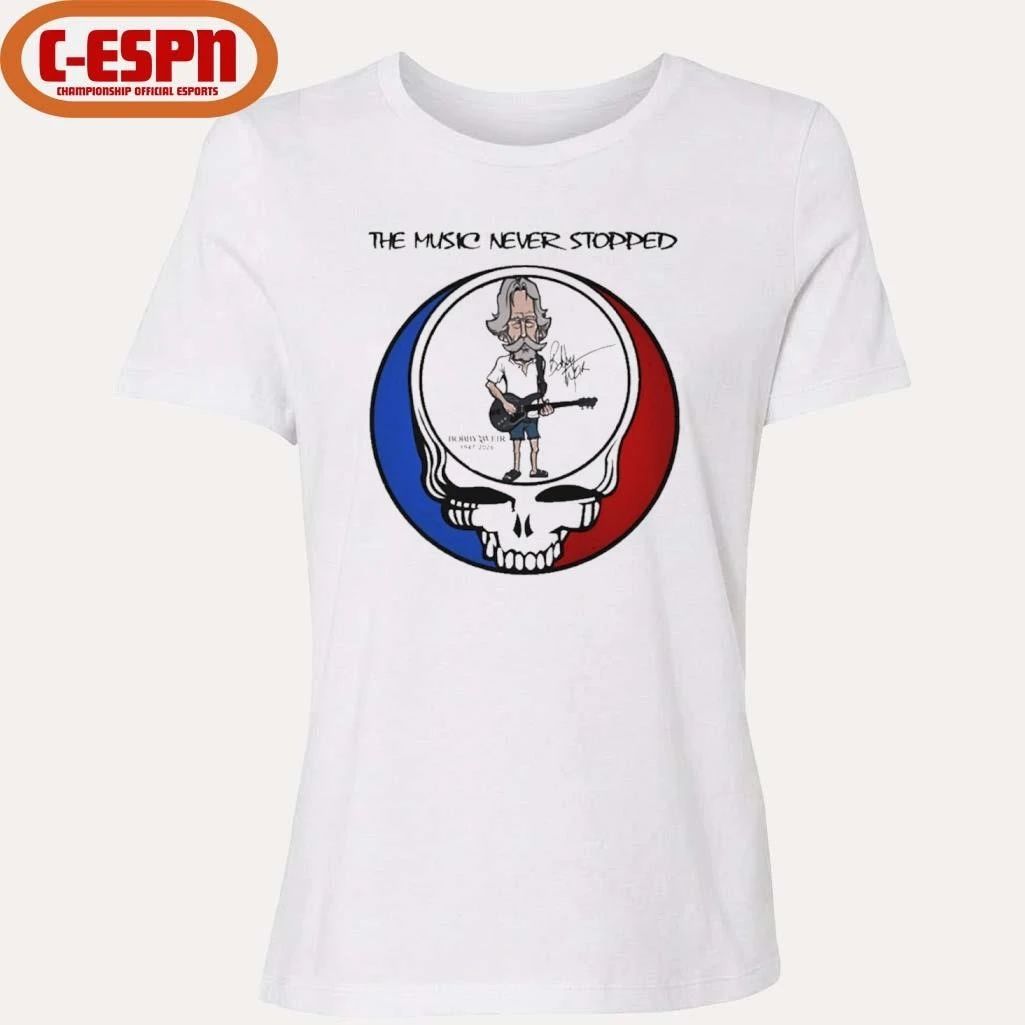 The Music Never Stopped Bobby Weir Grateful Dead Shirt