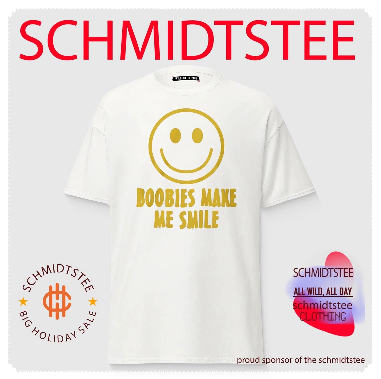 Boobies make me smile shirt
