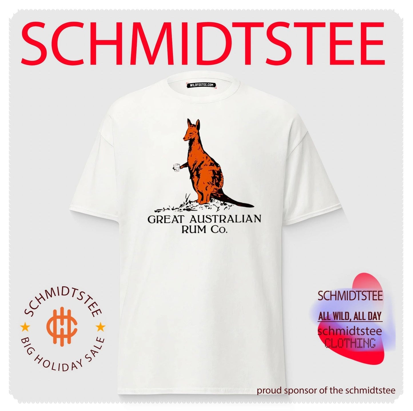 Kangaroo great Australian rum co shirt