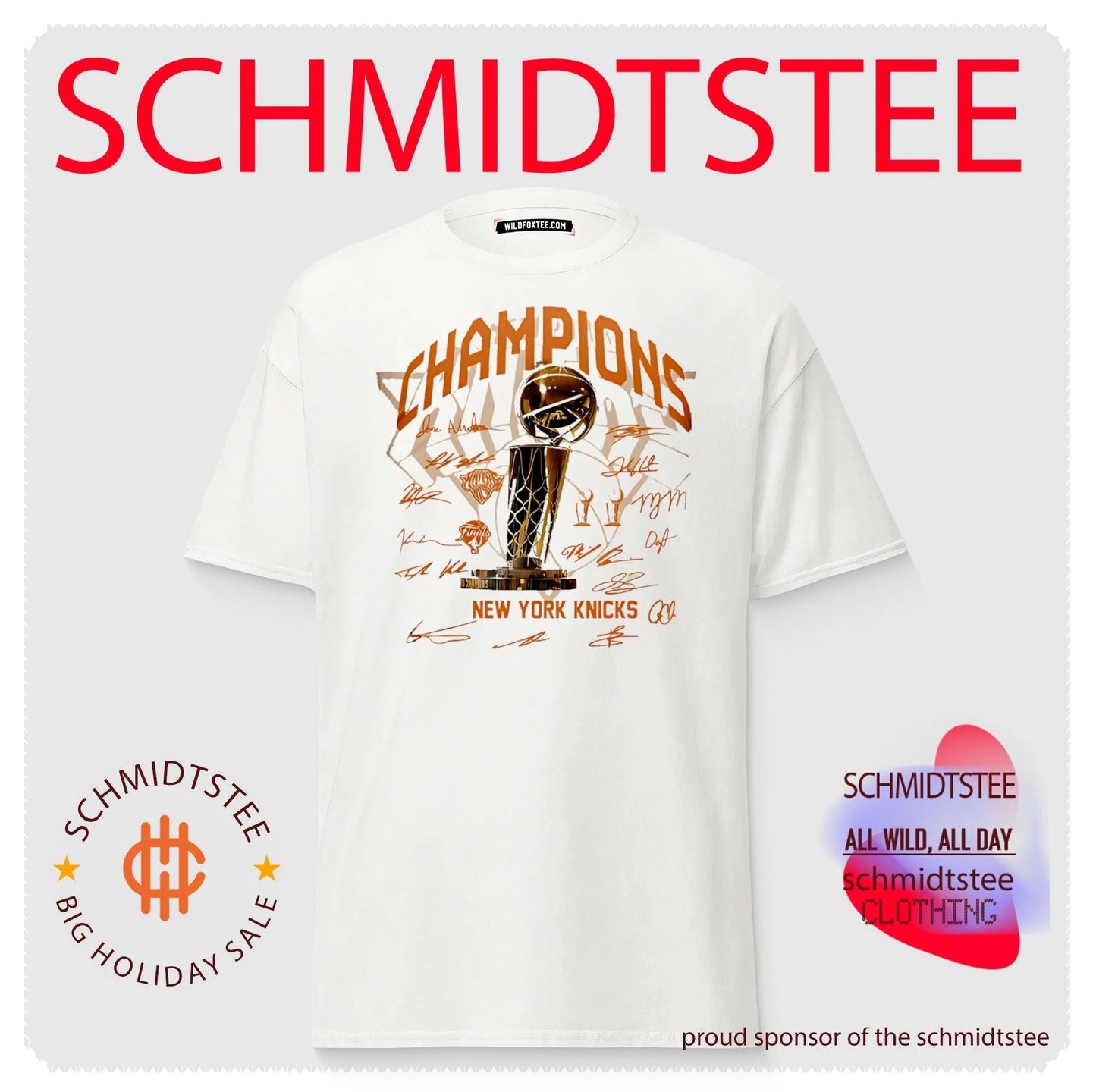New York Knicks 2026 NBA Finals trophy signature shirt