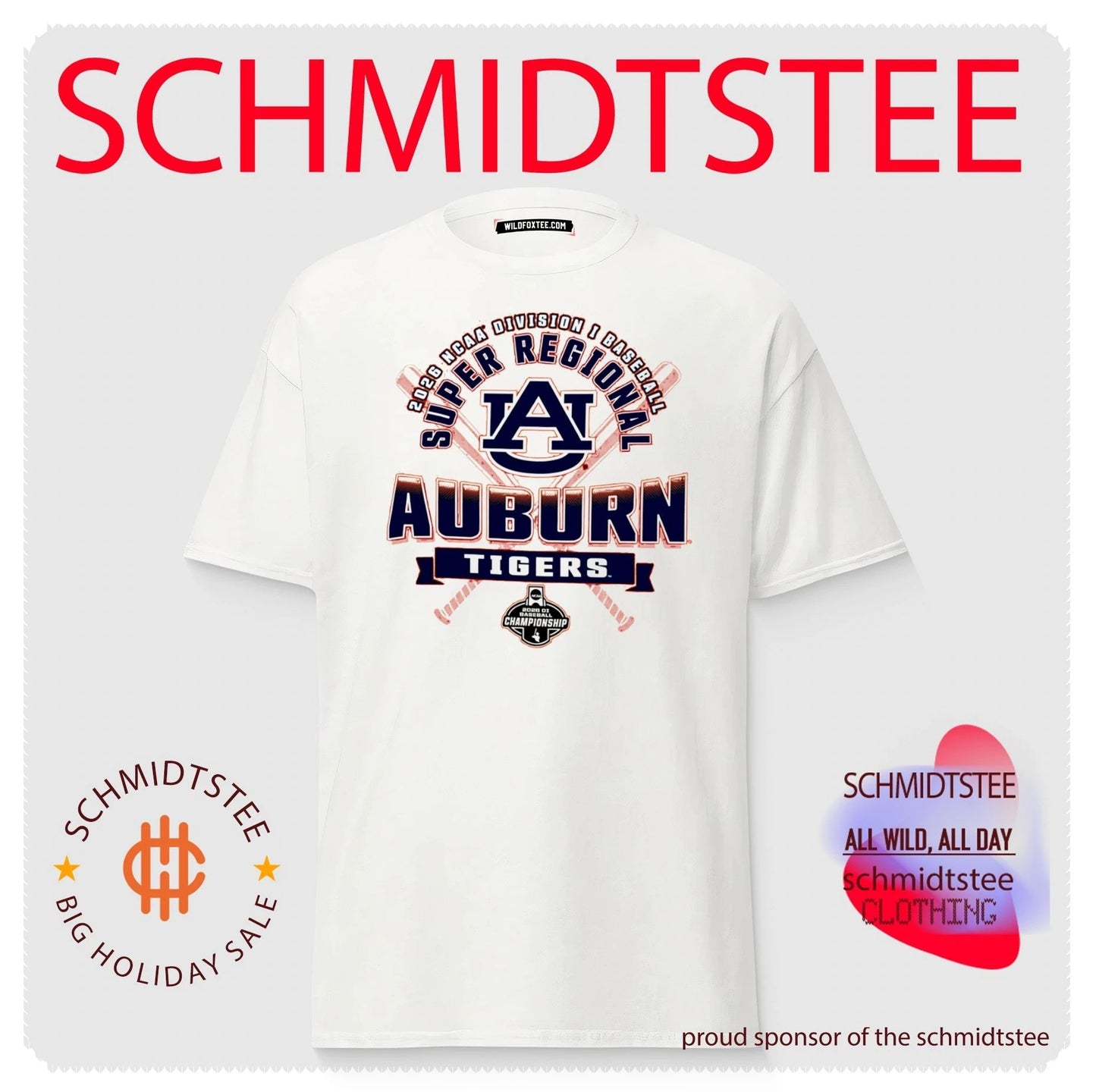 Auburn Tigers 2026 NCAA Division I Baseball Super Regionals shirt
