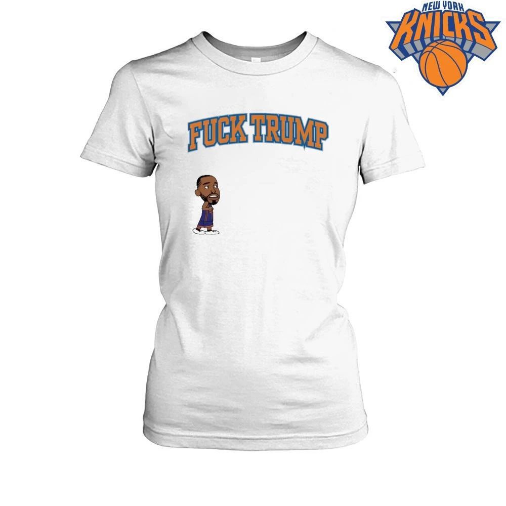 Mikal Bridges New York Knicks Fuck Trump Anti Donald Trump NBA Finals 2026 Shirt
