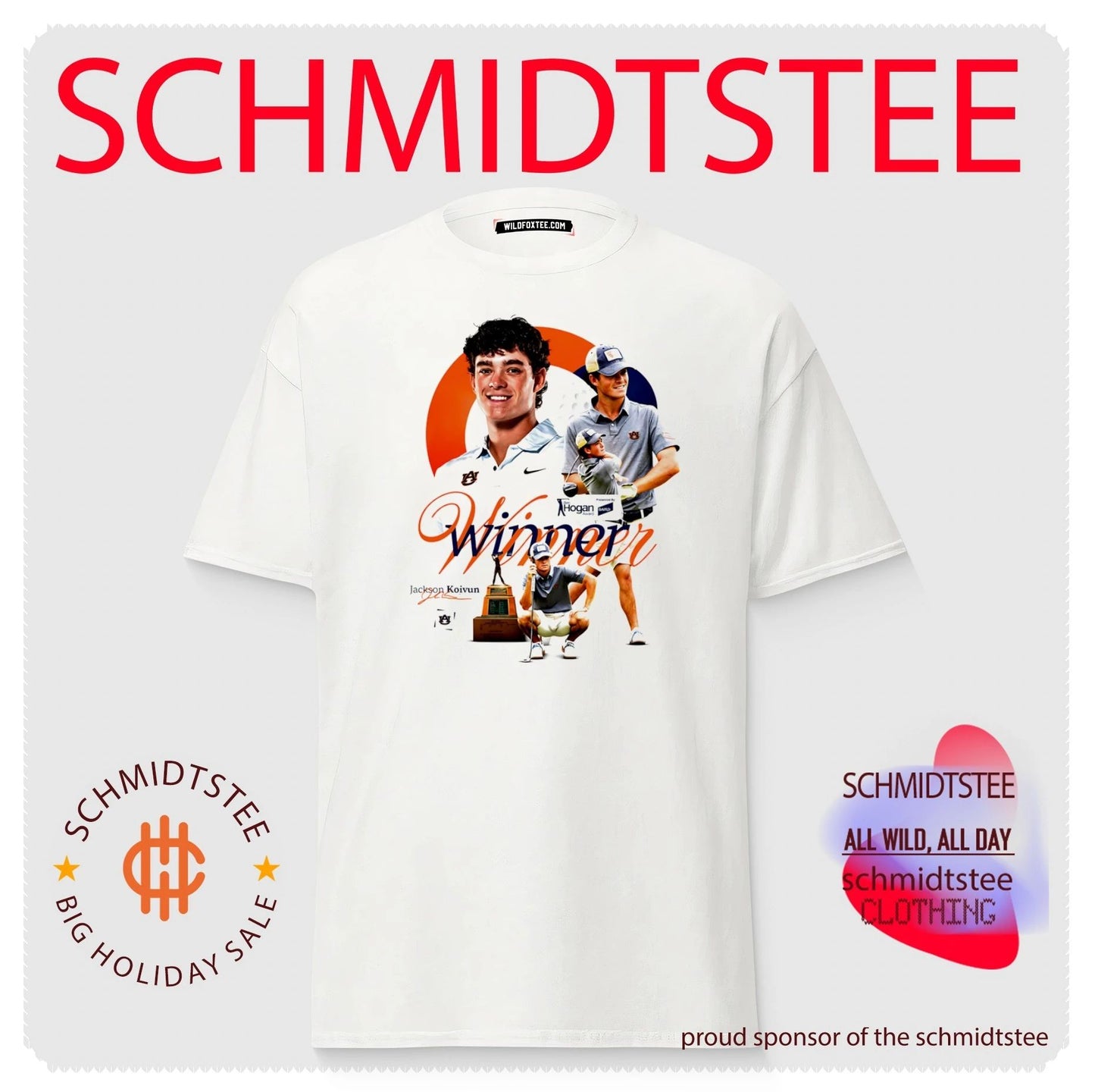 Jackson Koivun Auburn Golf Winner 2026 shirt