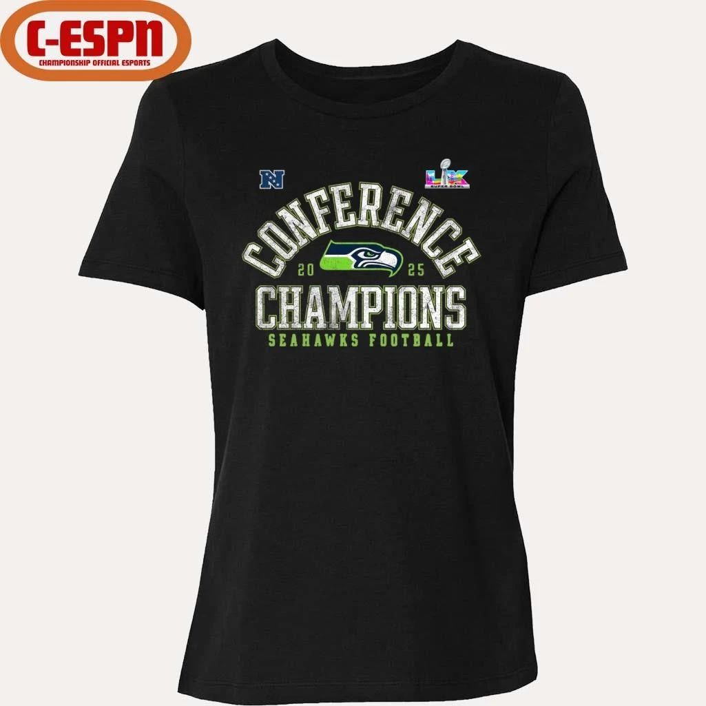 Seattle Seahawks NFC Conference 2025 Champions Super Bowl LIX Shirt