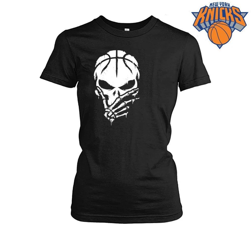 Punisher Jalen Brunson 3 Point Skull Basketball Skeleton Hand Shhh Finger To Lips NBA Finals 2026 Shirt