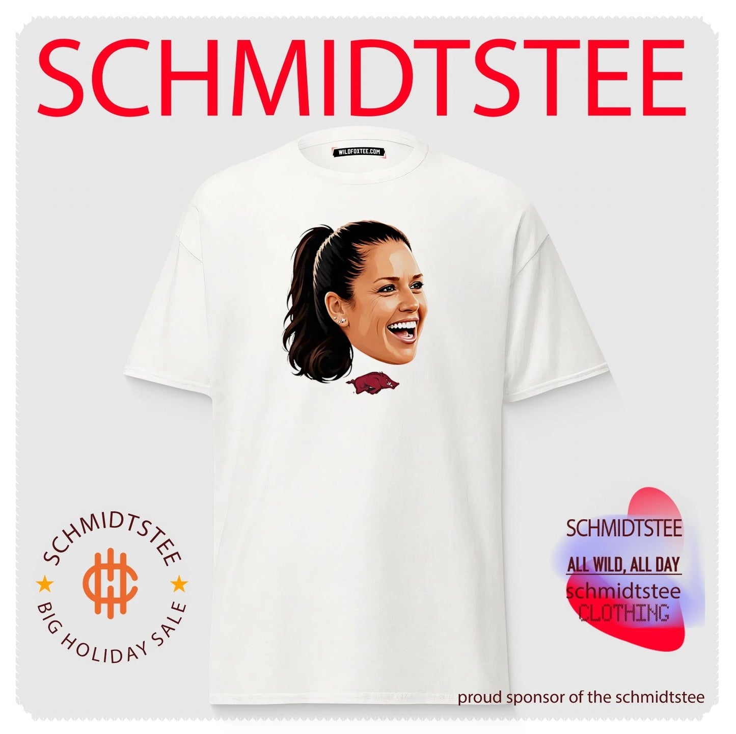 Arkansas Razorbacks Kailey Wyckoff caricature shirt