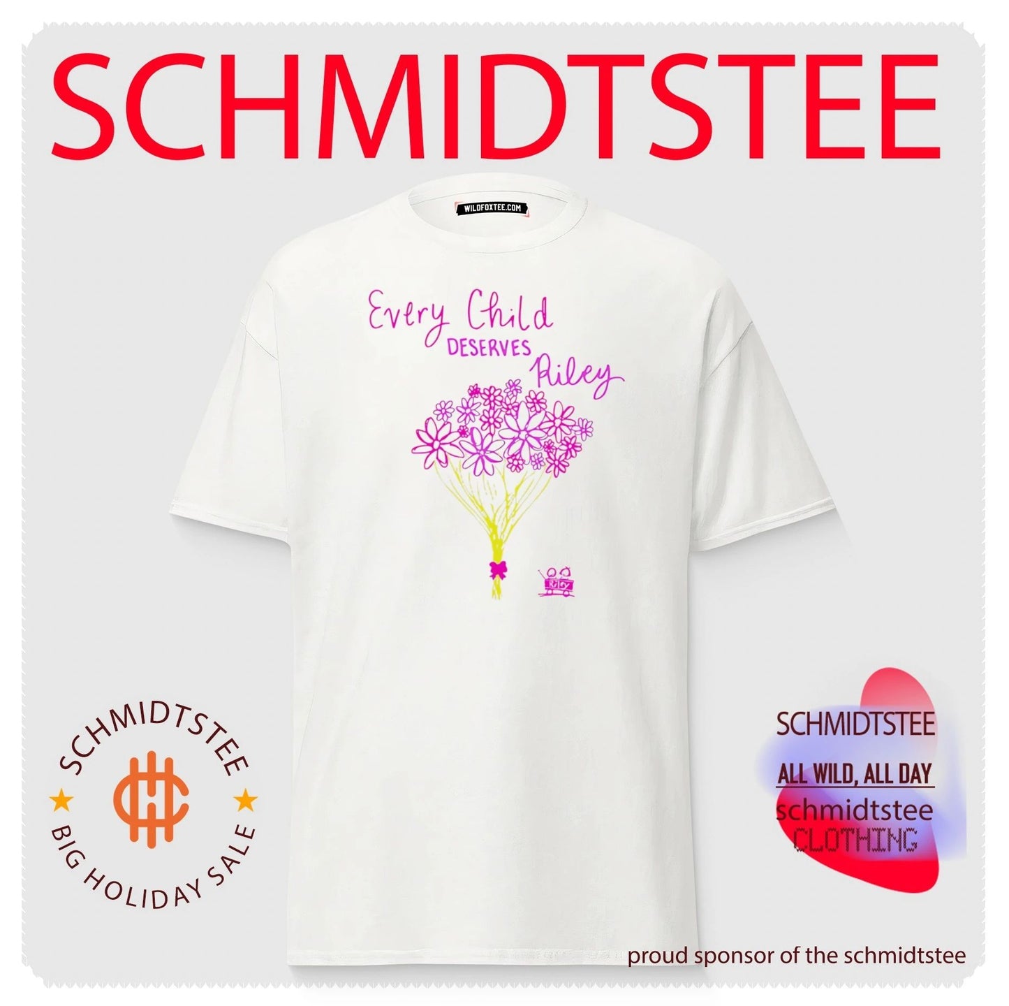 Every Child Deserves Riley flower graphic shirt