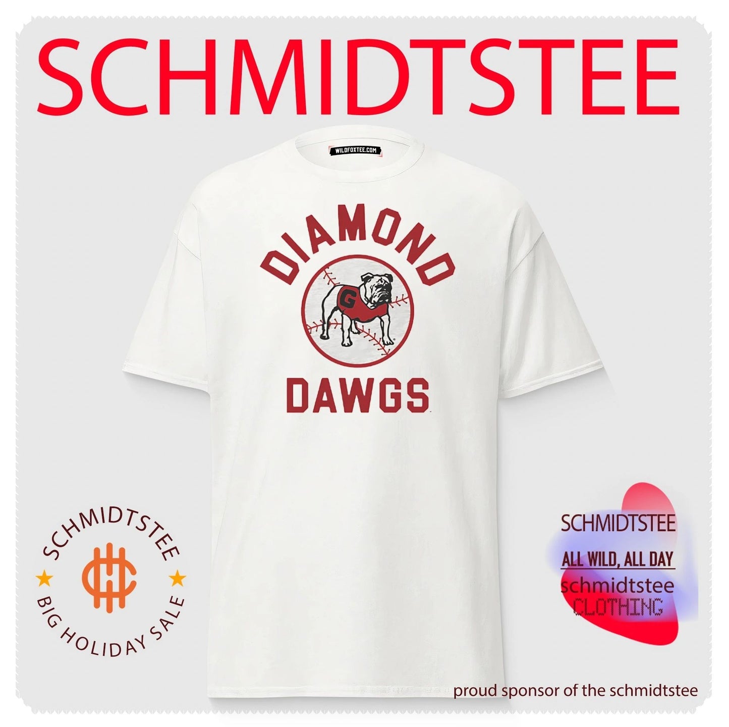 Georgia Baseball Diamond Dawgs logo shirt