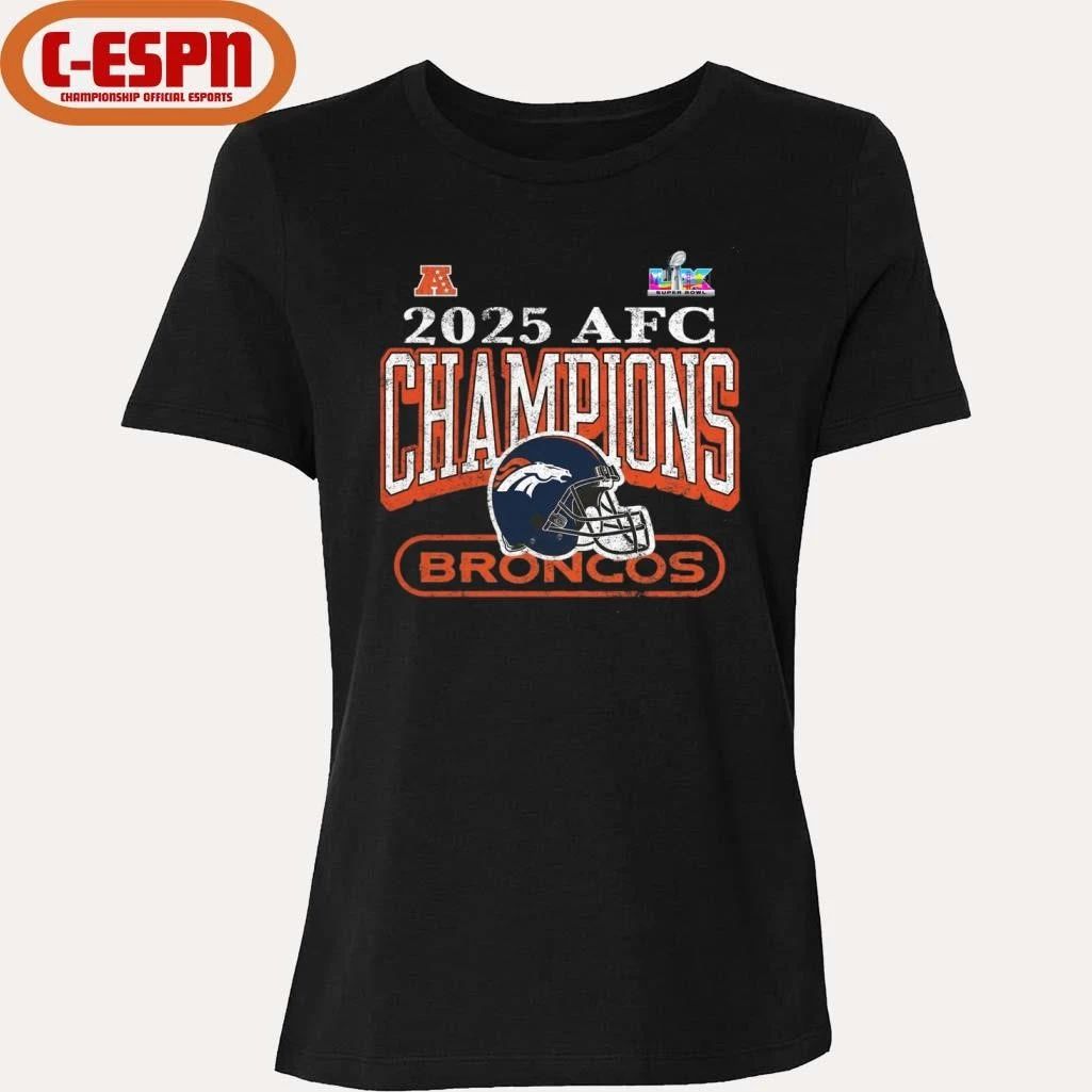 2025 AFC Champions Denver Broncos Super Bowl LX Bound T-Shirt
