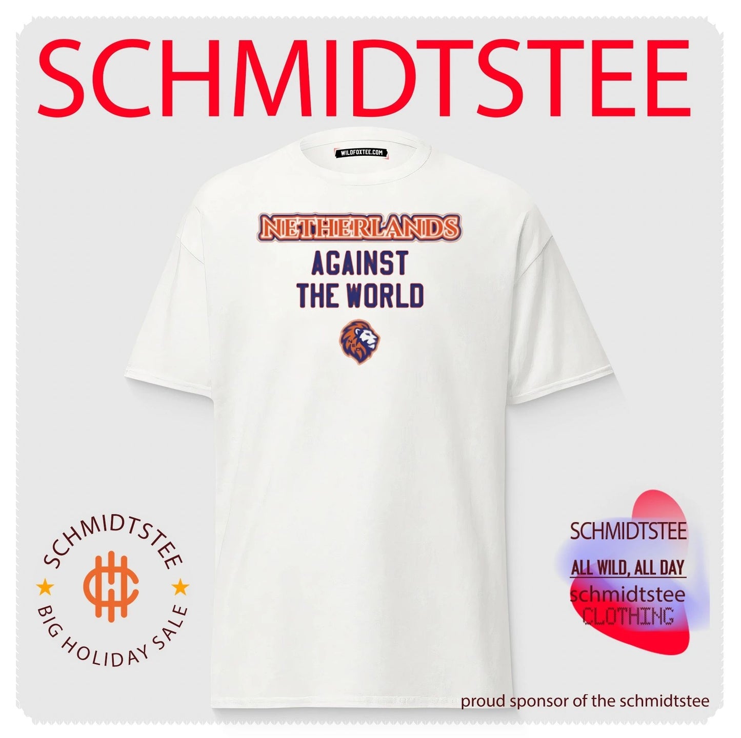 Netherlands Against The World logo shirt