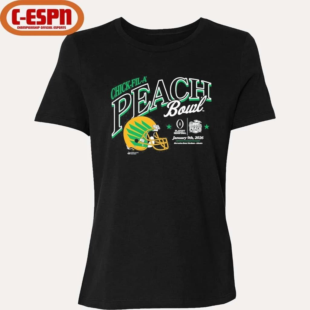 OREGON Ducks 2026 Chick-fil-A Peach Bowl January 9th Shirt