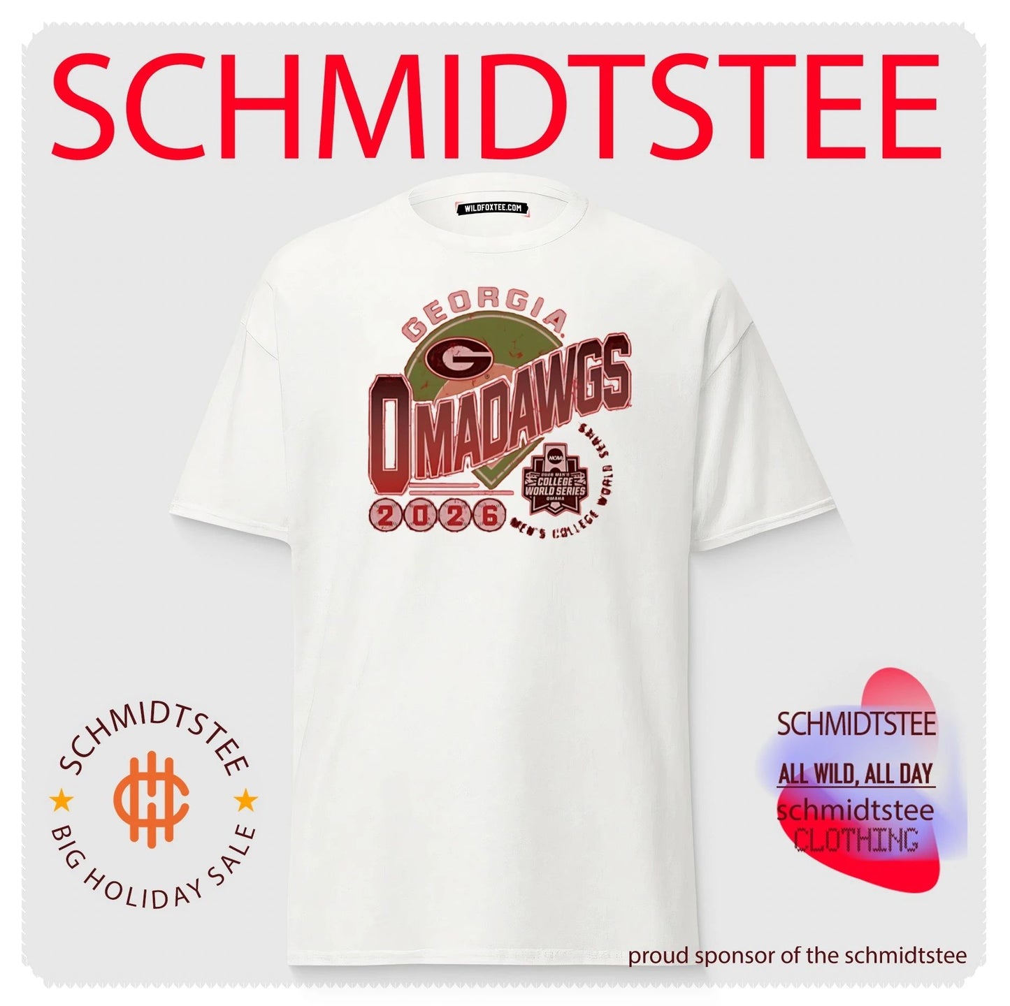 Georgia Bulldogs 2026 College World Series Omaha Bound shirt