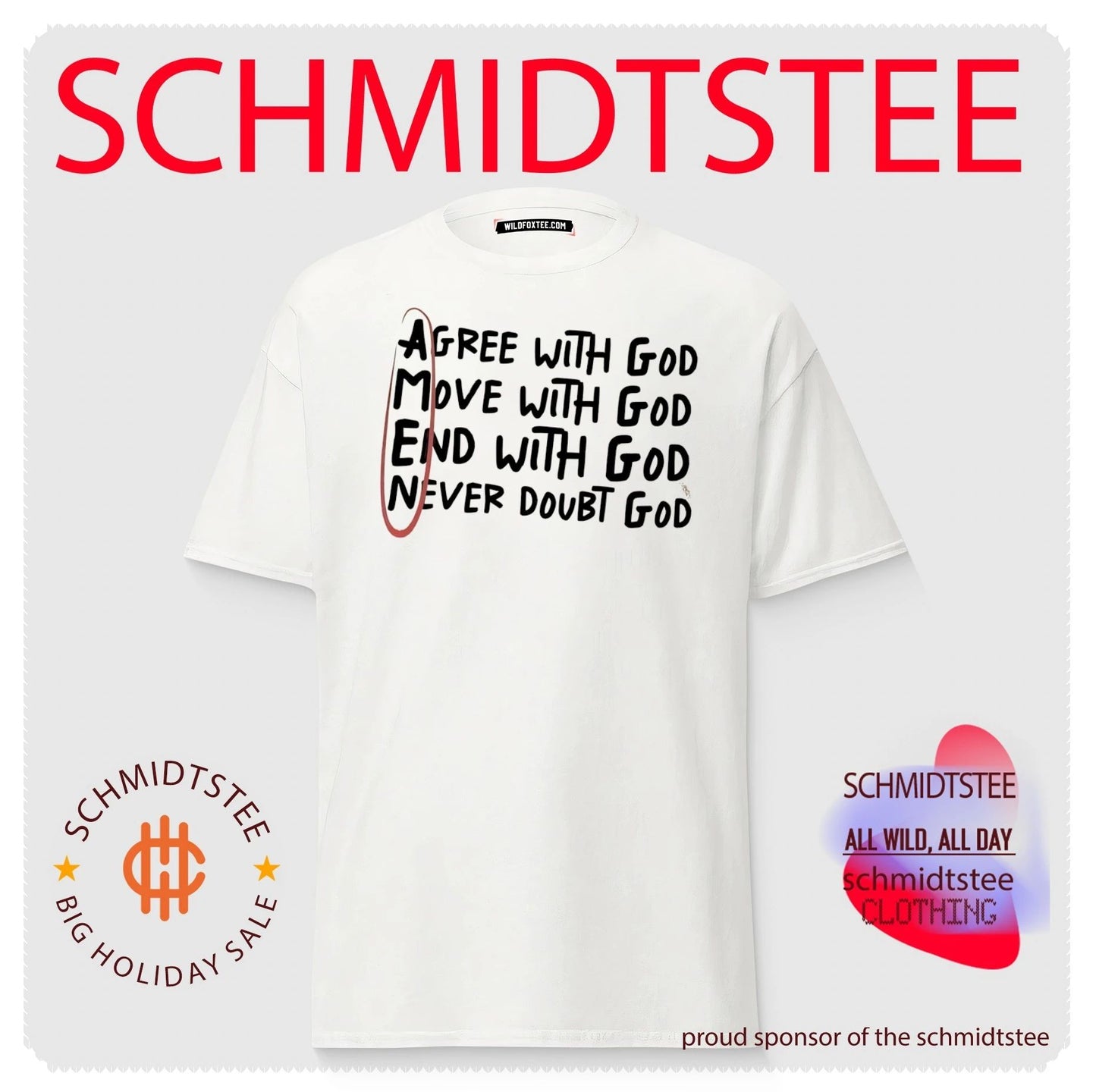 Agree move end with God and never doubt God shirt
