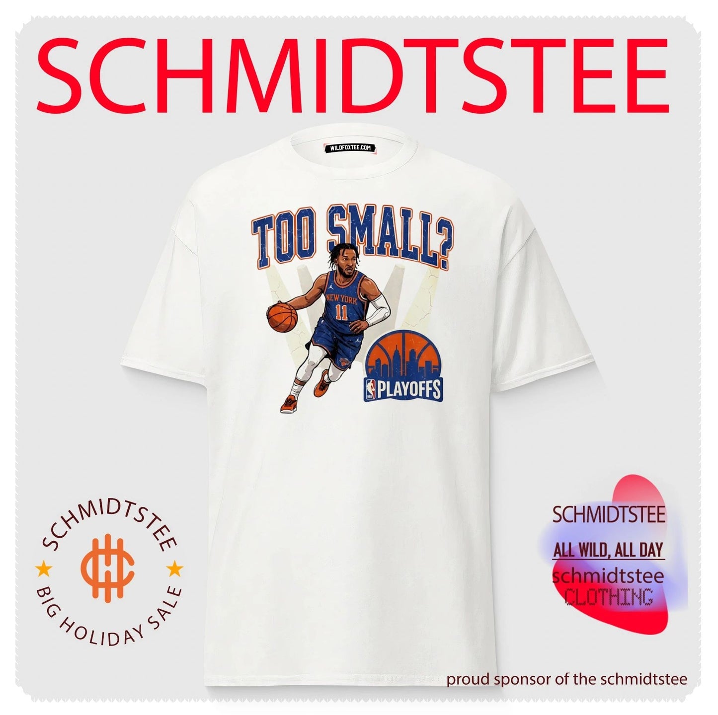 Jalen Brunson New York Knicks Too Small Playoffs shirt