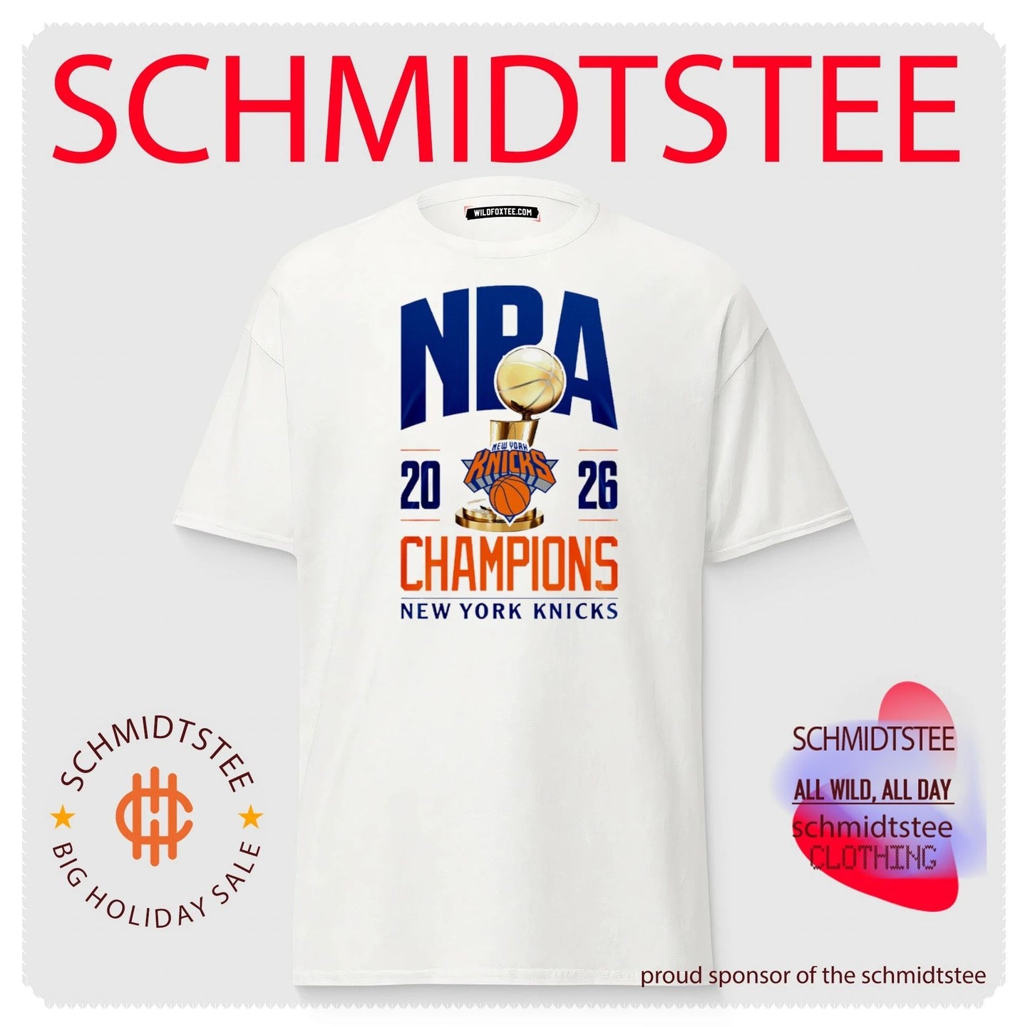 NY Knicks 2026 NBA Champions Celebration shirt