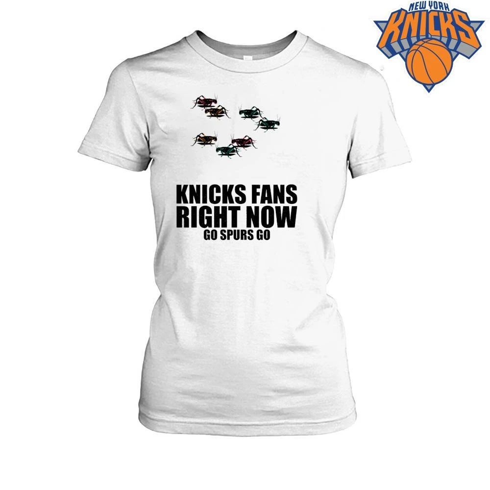 New York Knicks Fans Right Now Go Spurs Go Crickets Meme NBA Finals 2026 Shirt