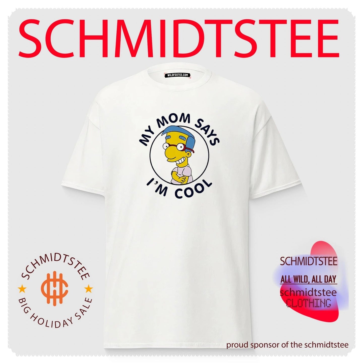 My mom says I’m cool Milhouse Van Houten shirt