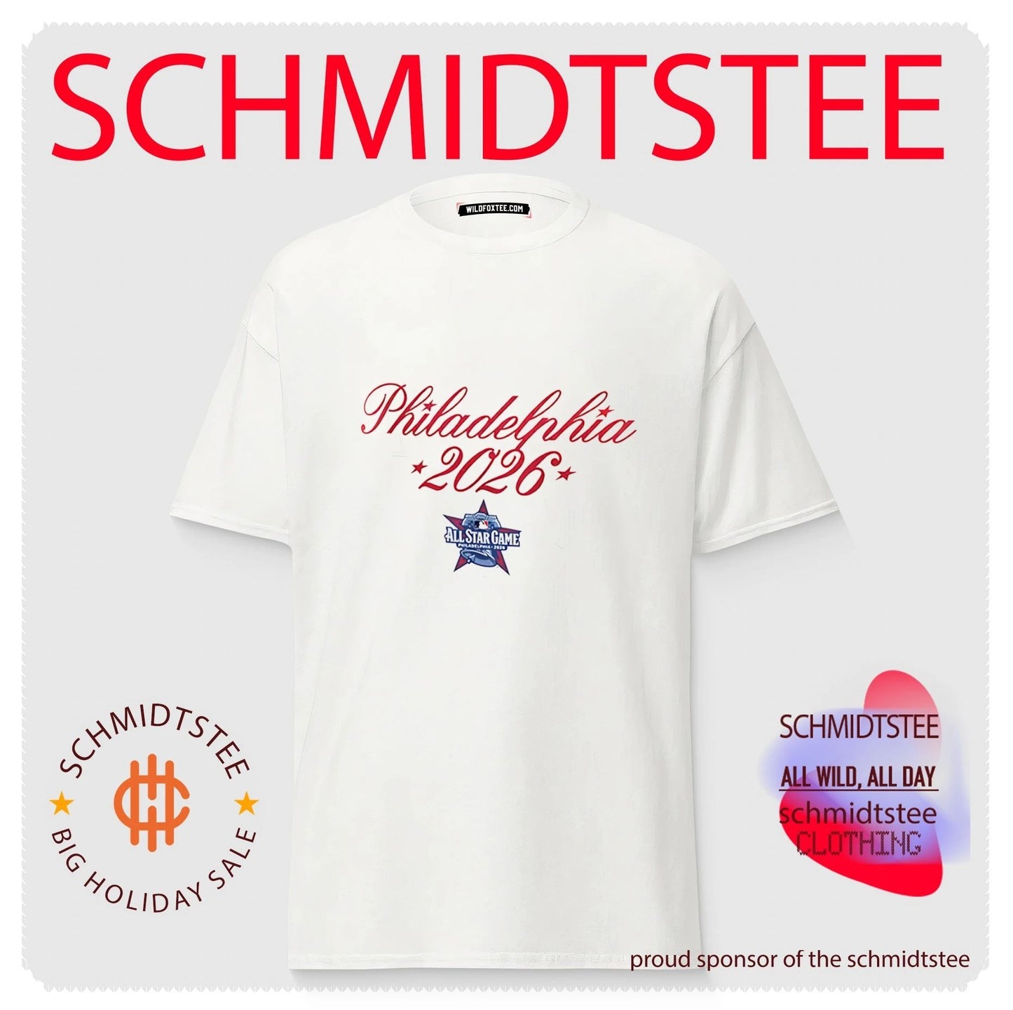 Philadelphia Phillies All Star Game logo shirt