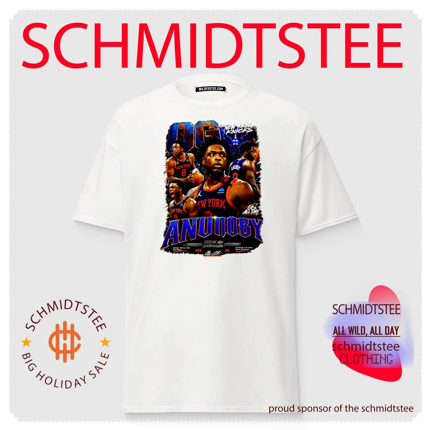 OG Anunoby New York Knicks Defense Wins Championships graphic shirt