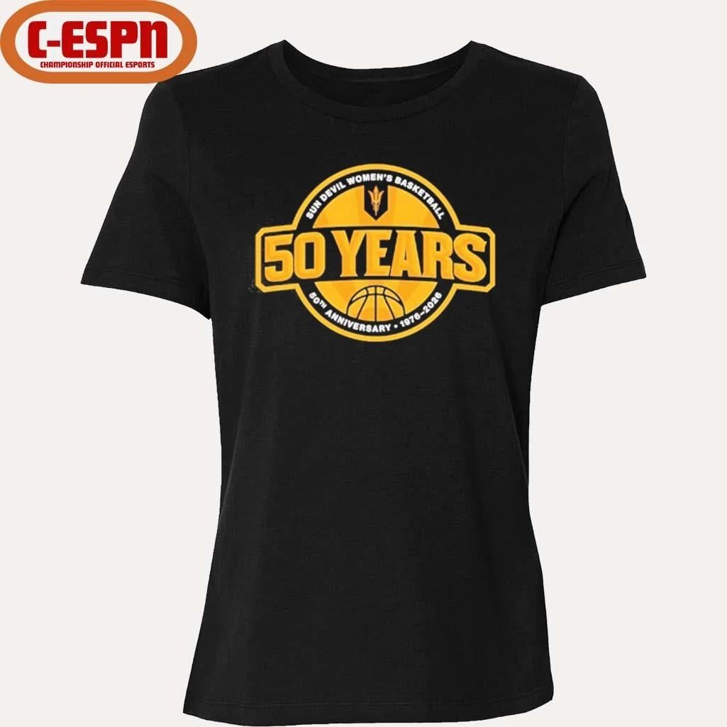 Arizona State Women’s Basketball 50th Anniversary T-Shirt