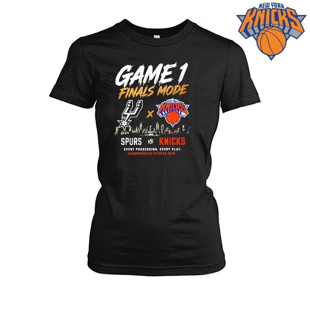 San Antonio Spurs vs New York Knicks Game 1 Finals Mode T Shirt