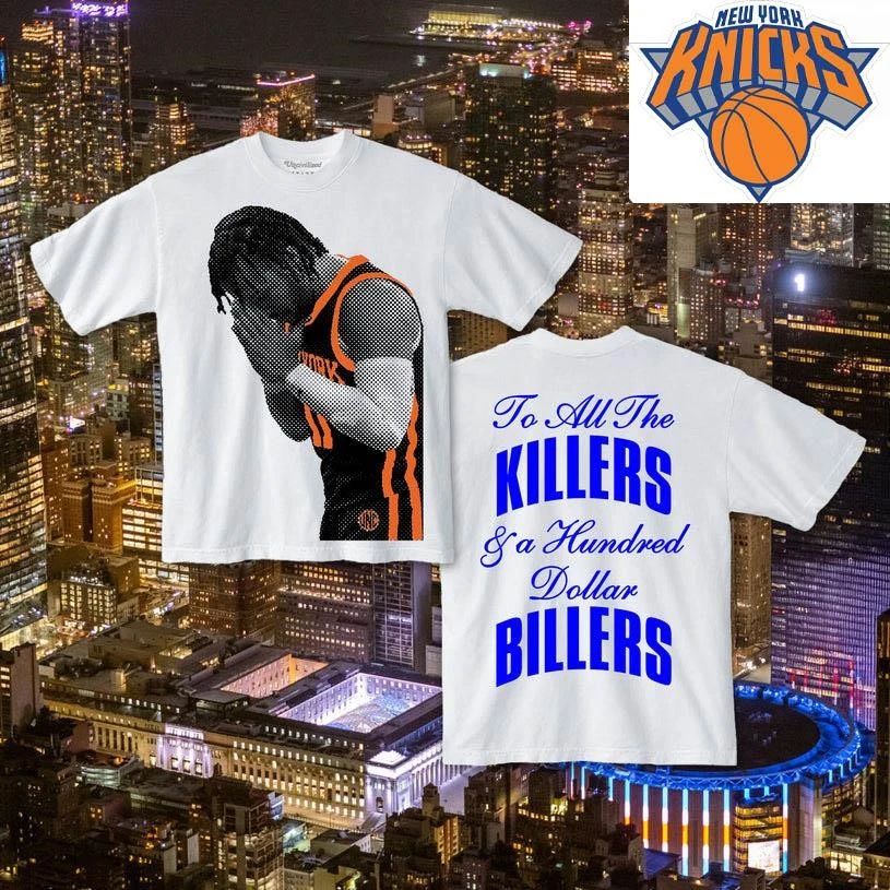 New York Knicks NBA Champions 2026 Jalen Brunson Uncivilized To All The Killers Two Sided Shirt