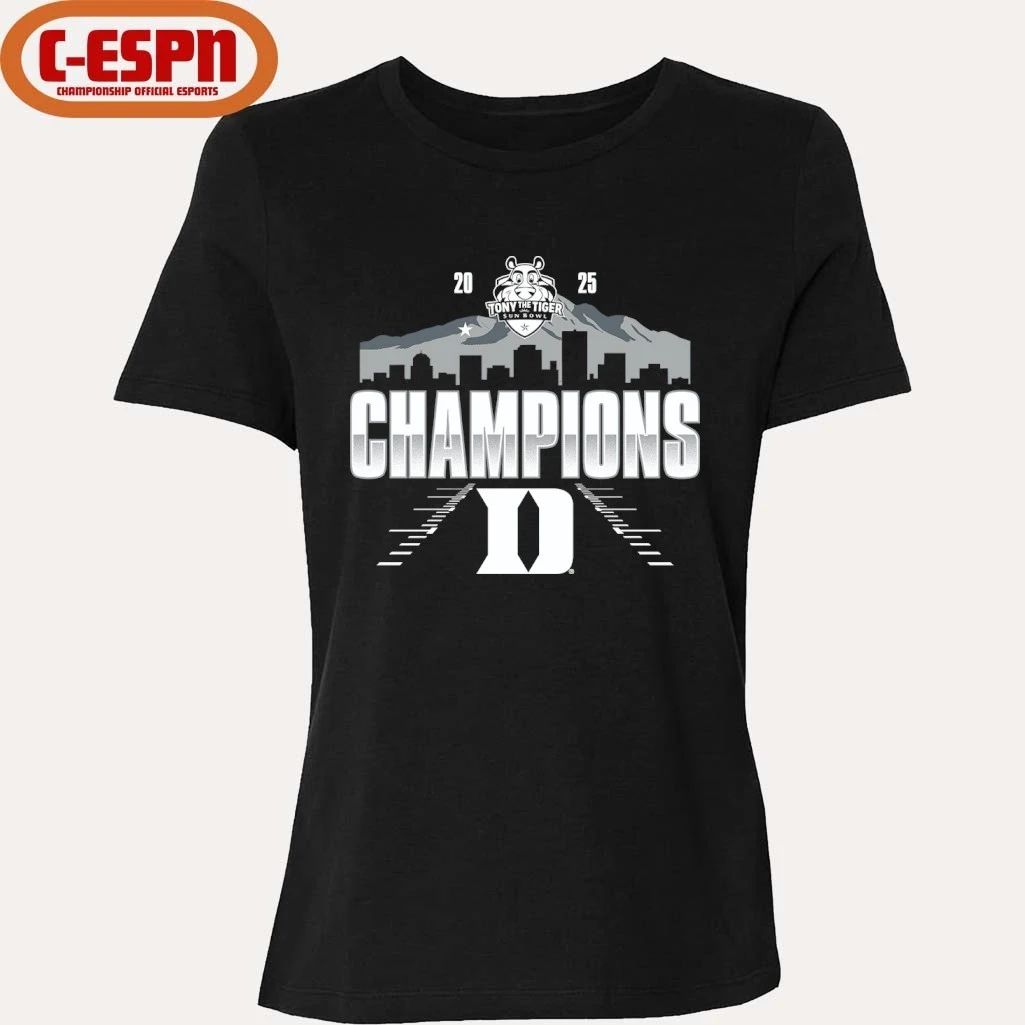 Duke Blue Devils Sun Bowl Champions Official T-shirt