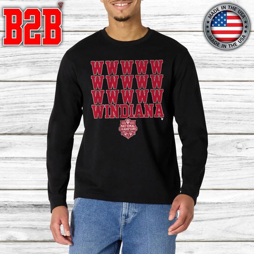 Indiana Football Windiana 2025 National Champions Shirt