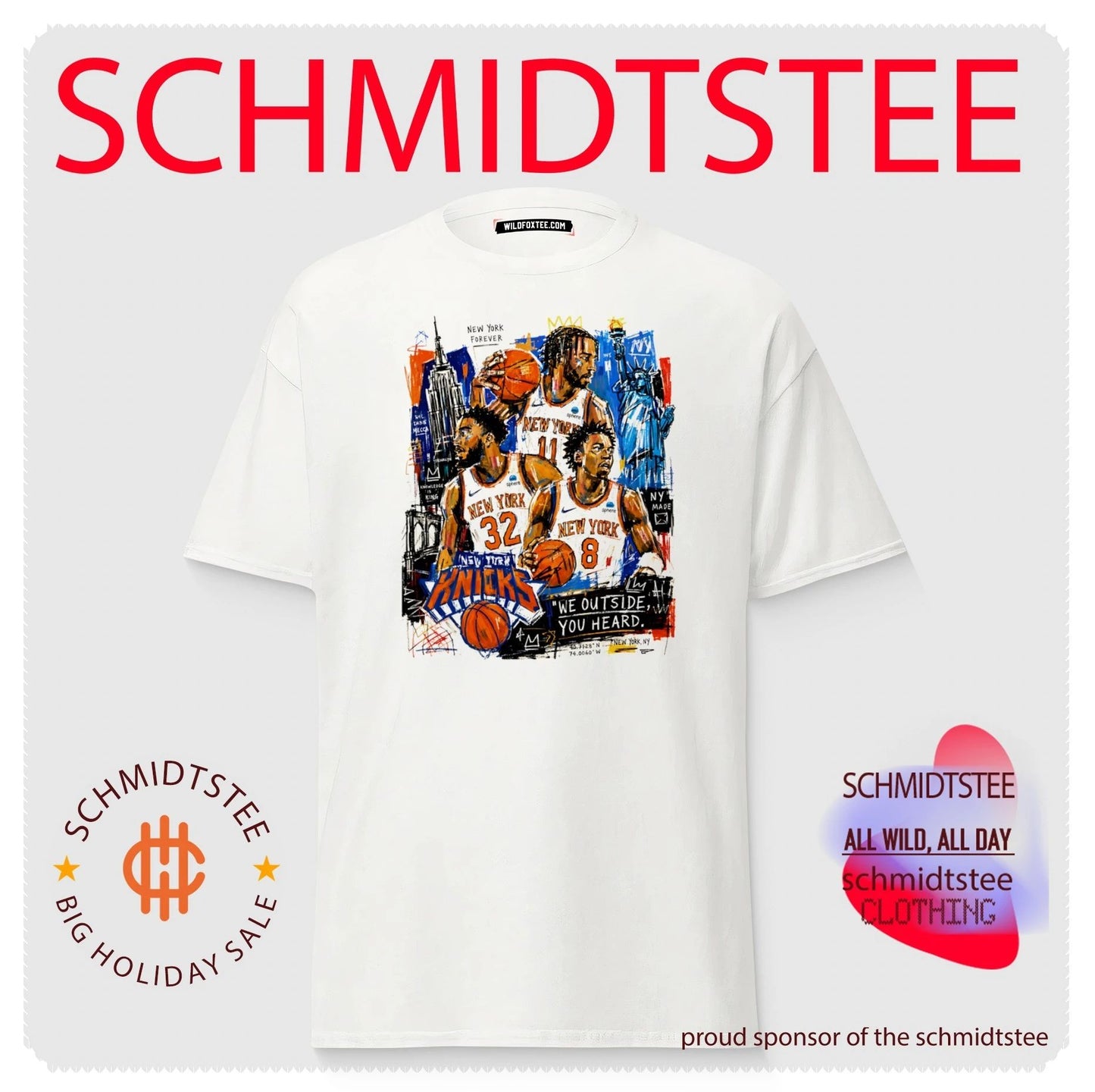 Ny Knicks we outside you heard paint shirt