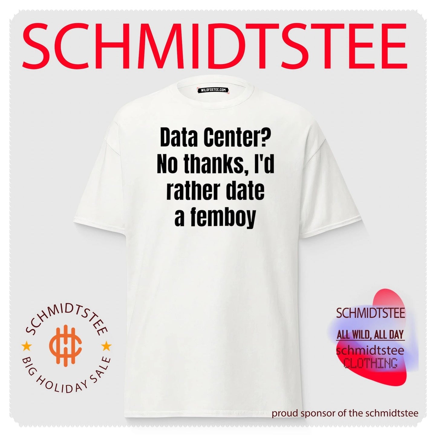 Data Center no thanks I’d rather date a femboy shirt