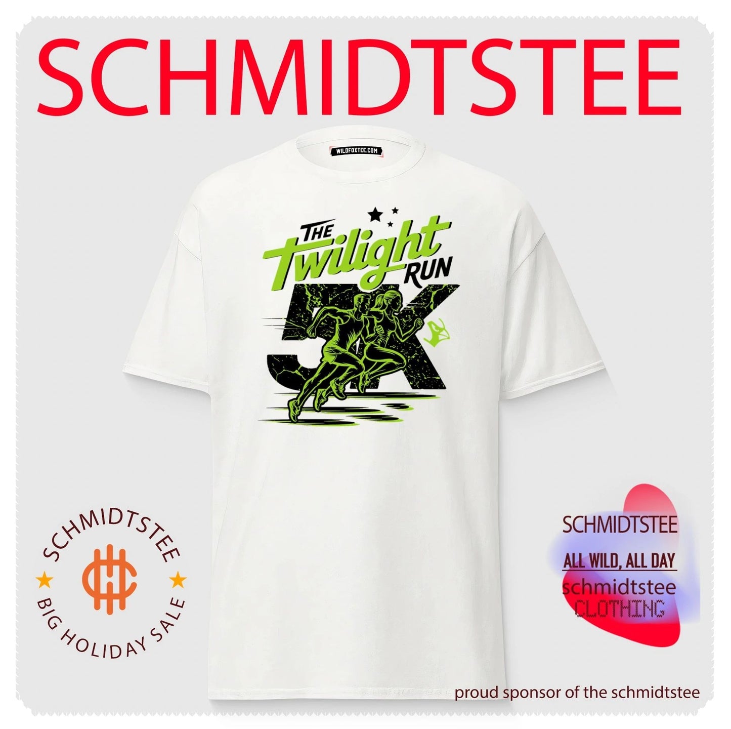 The Twilight Run 5K event logo shirt