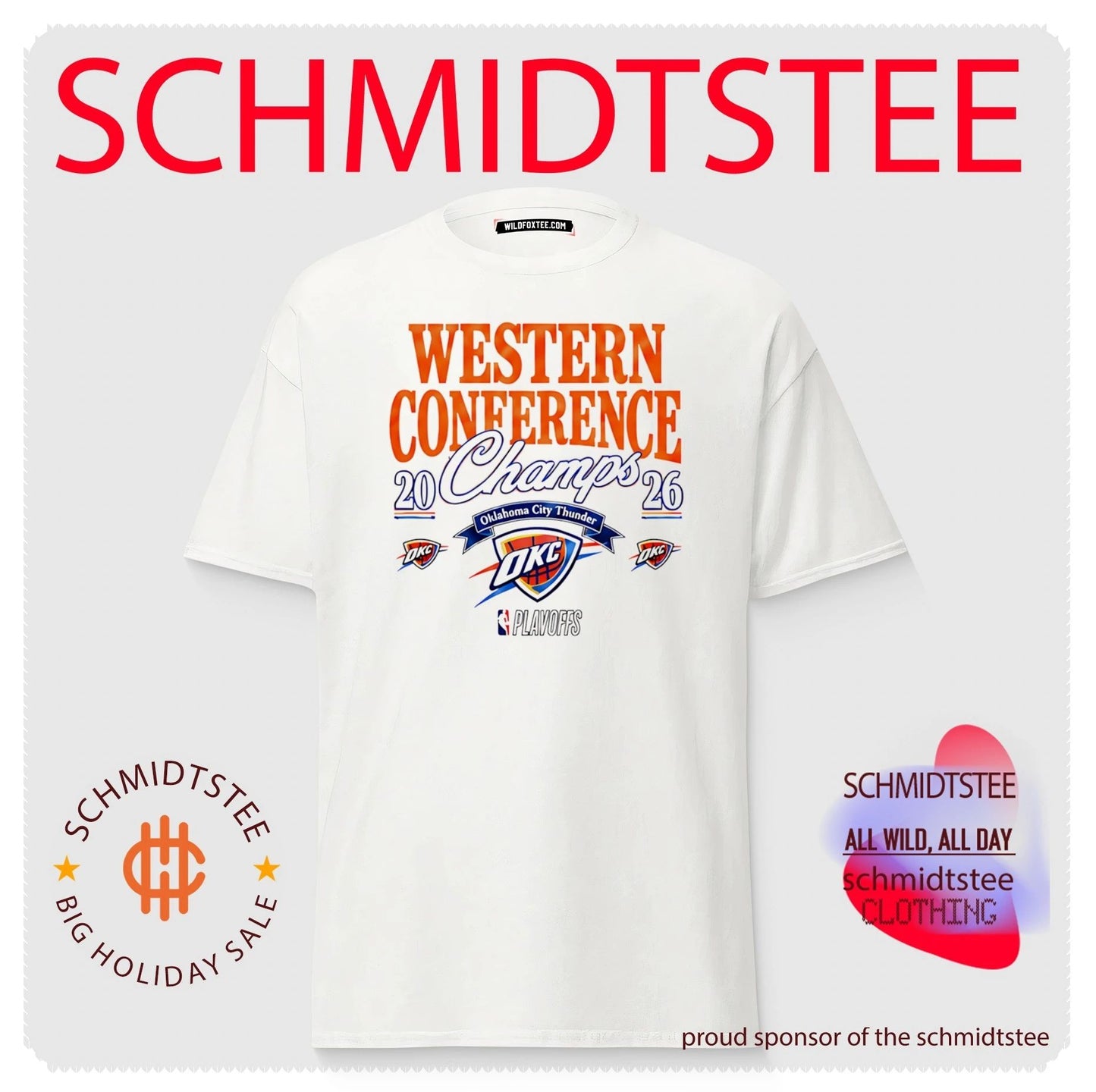 OKC Thunder 2025 2026 Western Champions Playoffs shirt
