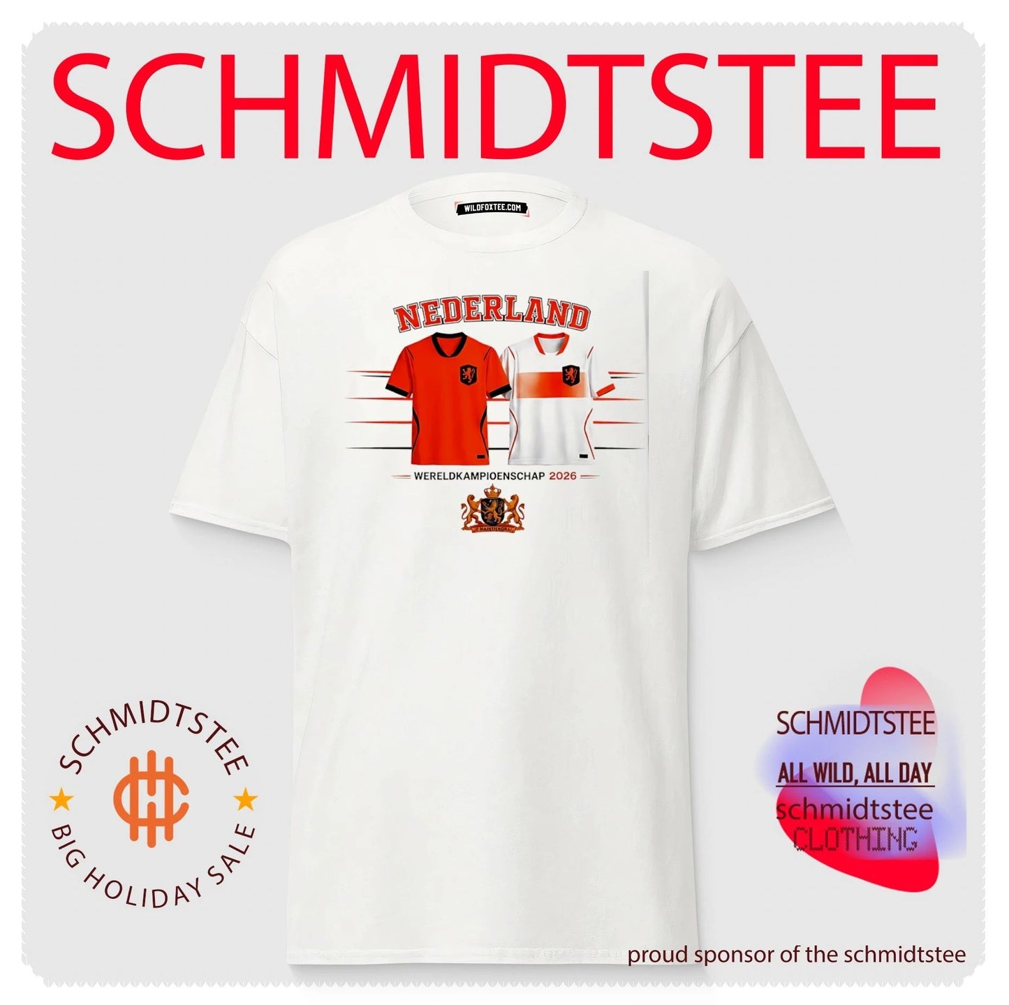 Nederland Wereldkampieonschap 2026 Netherlands World Cup 2026 graphic shirt