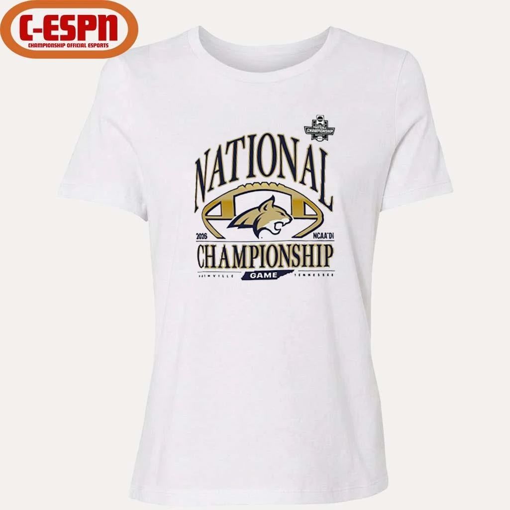 Montana State Bobcats 2025 DI Football National Championship Game Nashville Performance Shirt