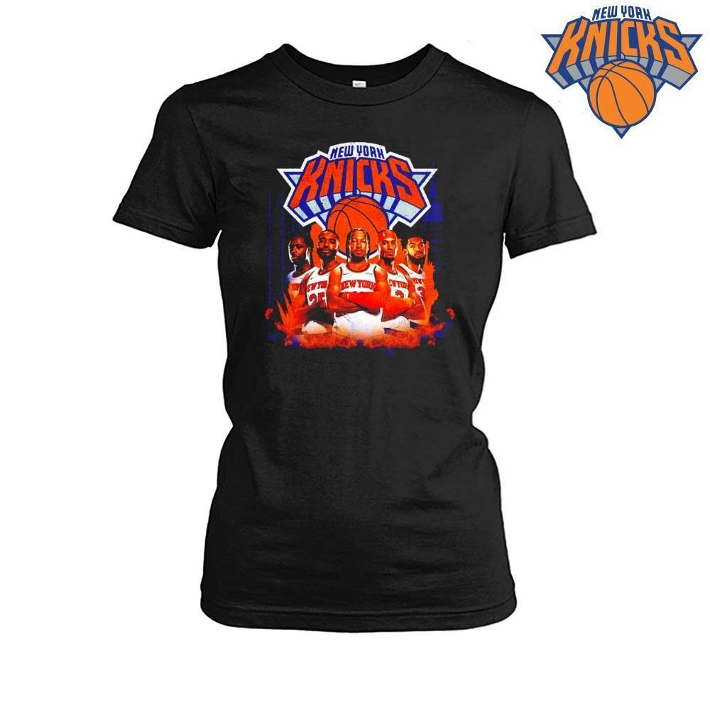 New York Knicks Squad Players NBA Finals 2026 Game 1 Retro Vintage T Shirt