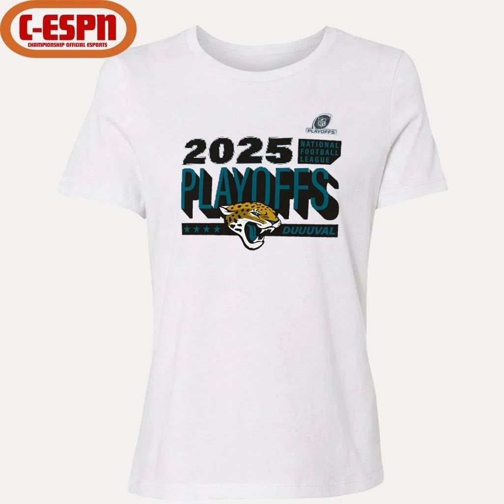 Jacksonville Jaguars Duuuval 2025 NFL Playoffs Ready T-Shirt